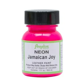 ANGELUS Leather Paint 1oz - Neon Jamaican Joy