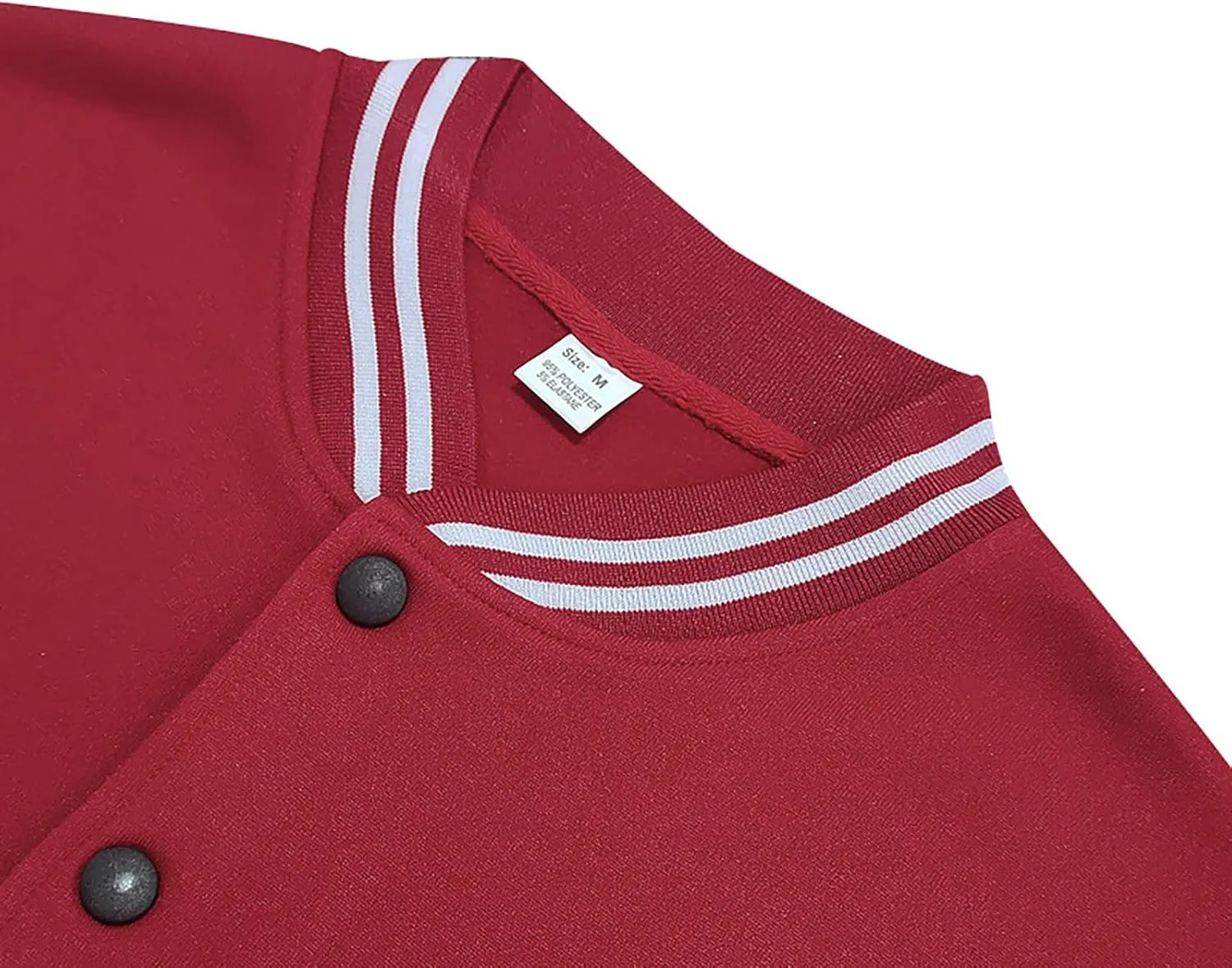 Baseball Varsity Jacket Men Color Block College Baseball Jacket Cotton Blend Casual Slim Lightweight Bomber Jacket