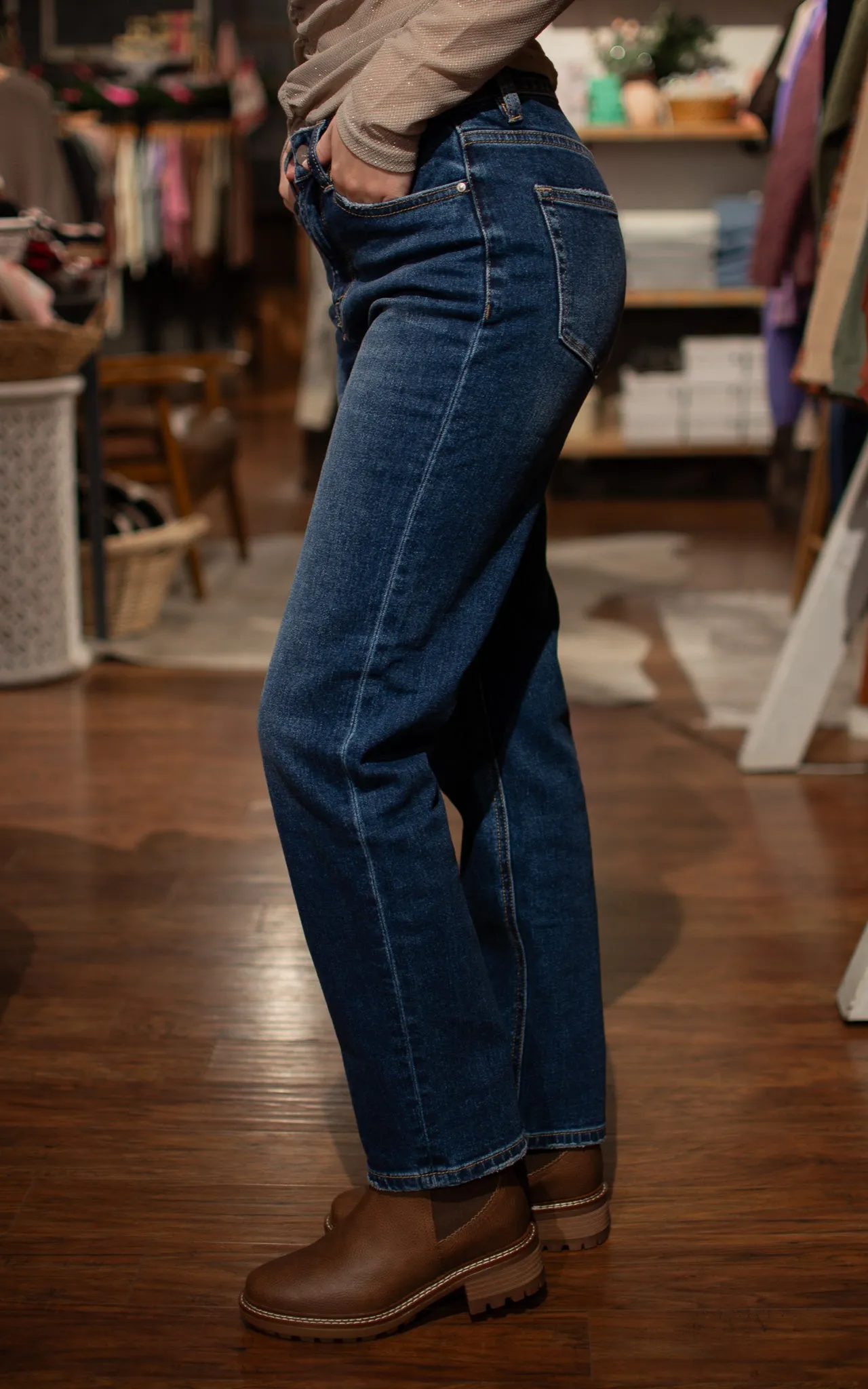 Bohn Step Hem Mica Jeans