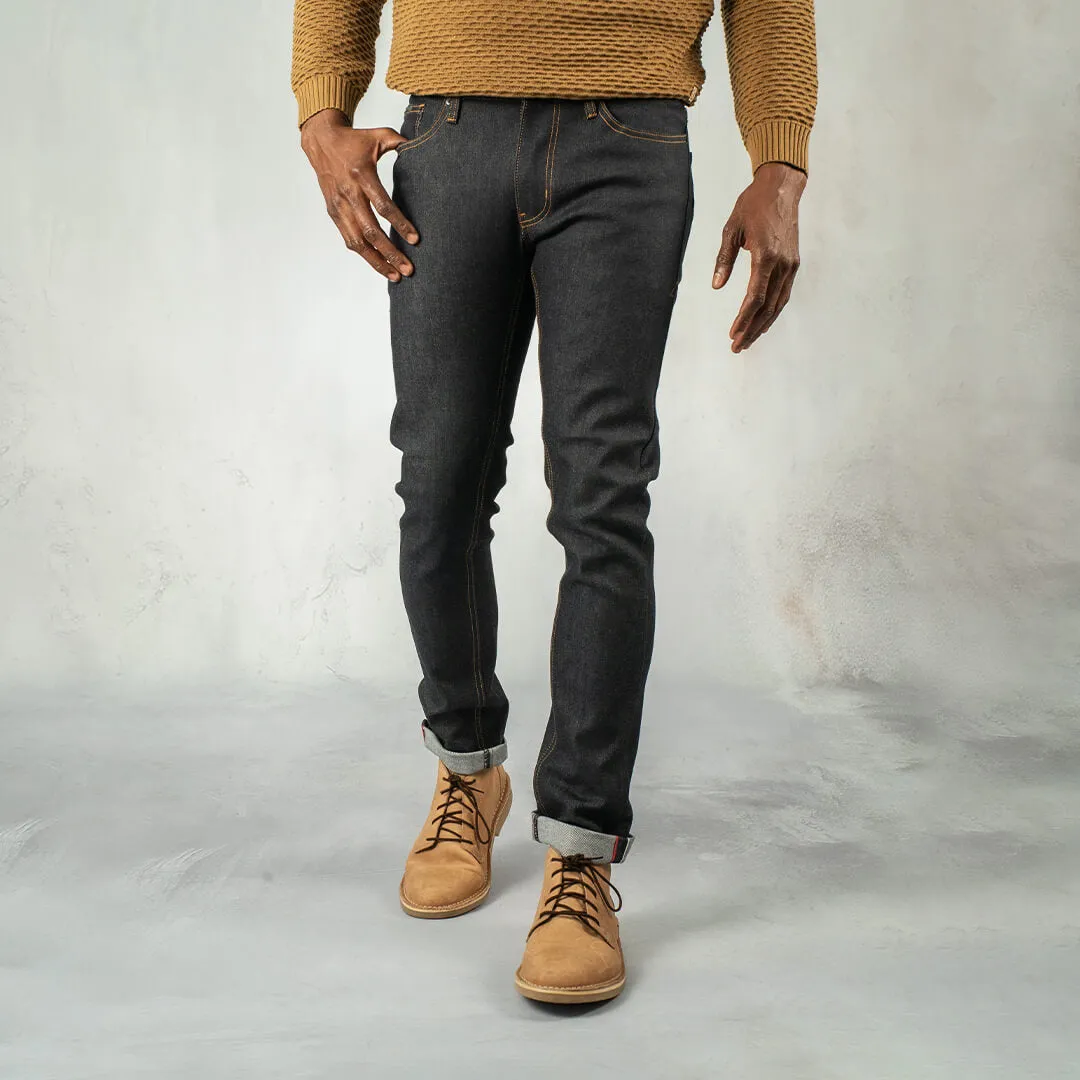 C100 Series Denim Straight Raw Indigo