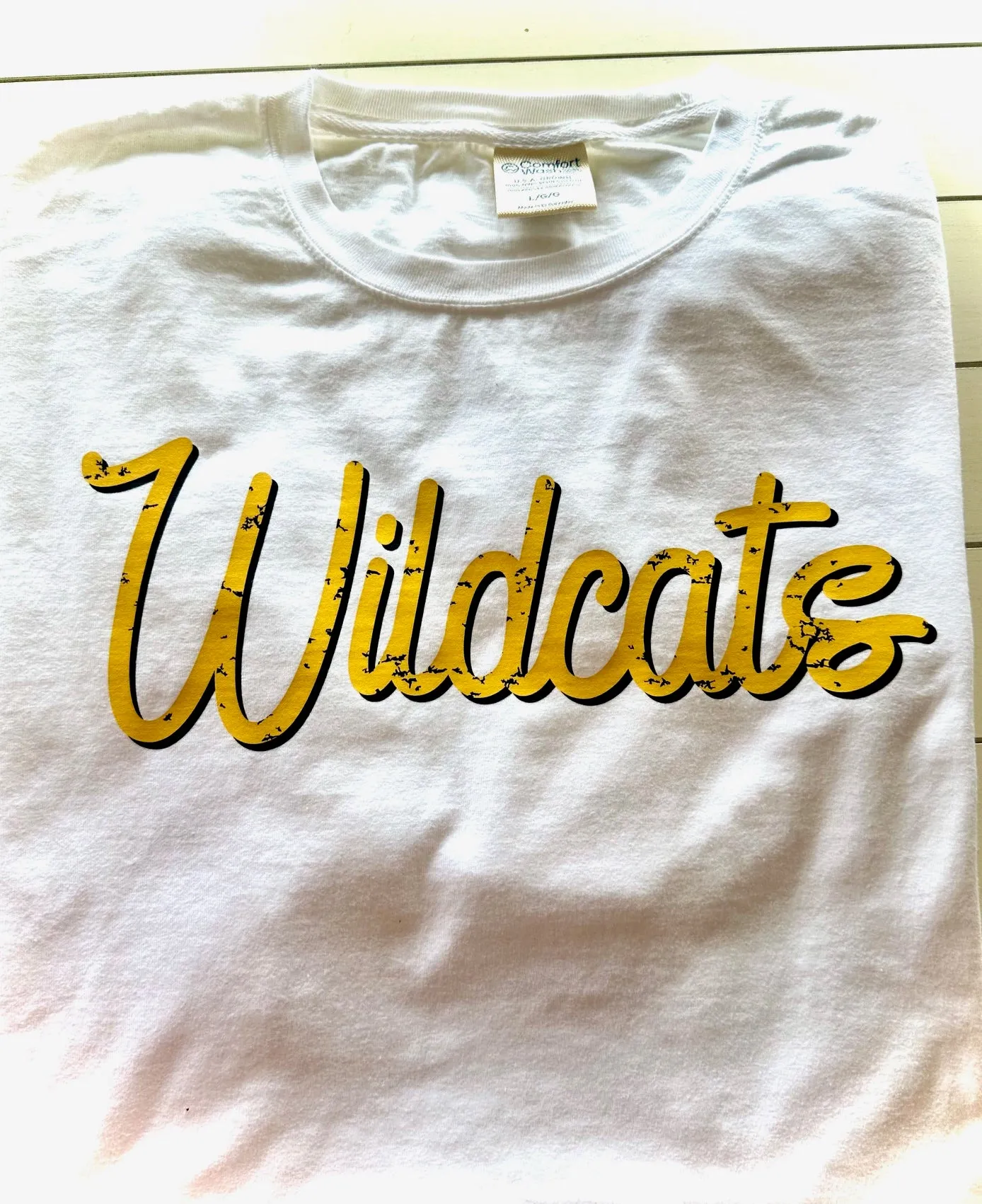 Cayuga Wildcats School Script Spirit Tee