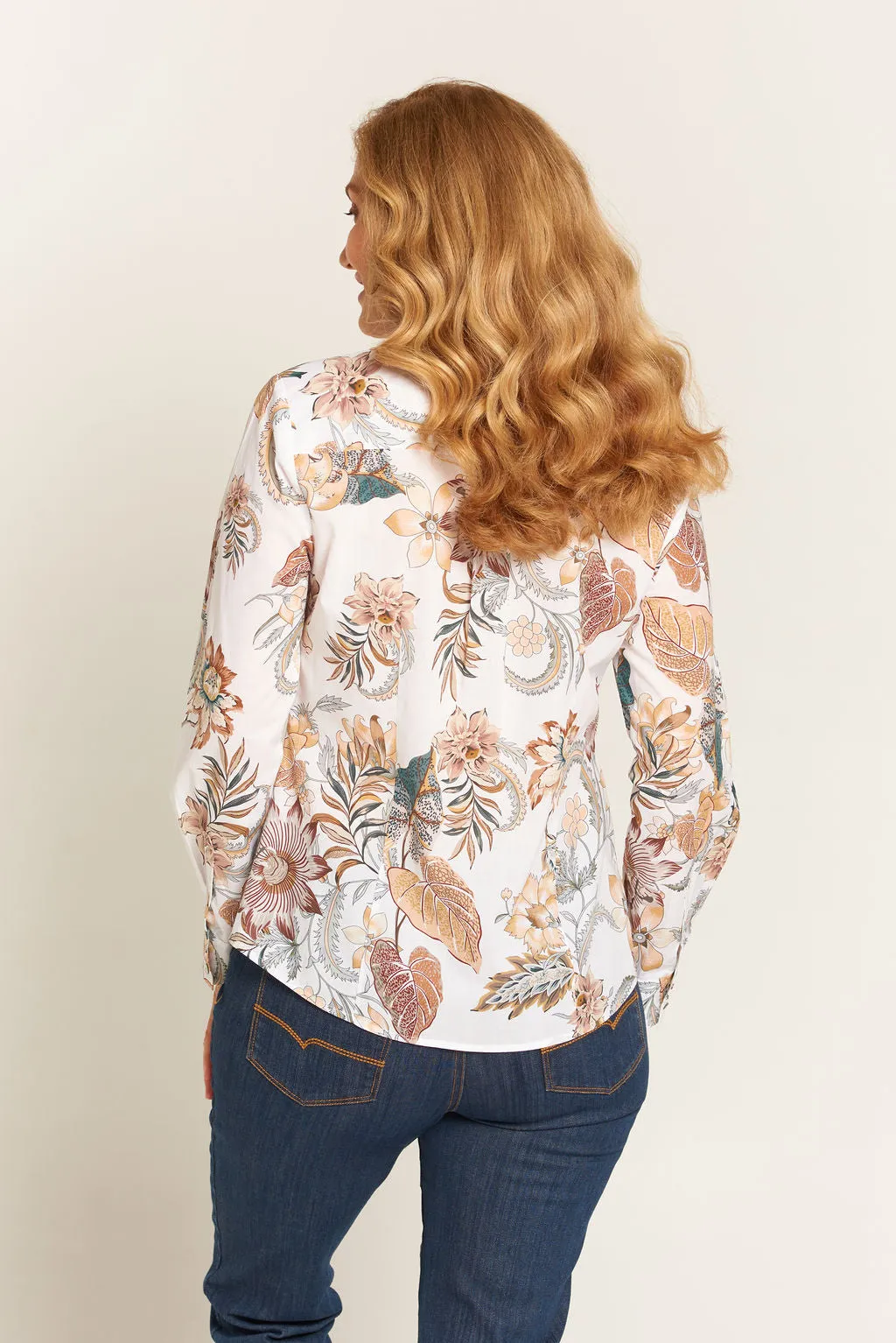 Classic Cotton Shirt Western Feather