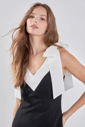 Color Block Mini Dress