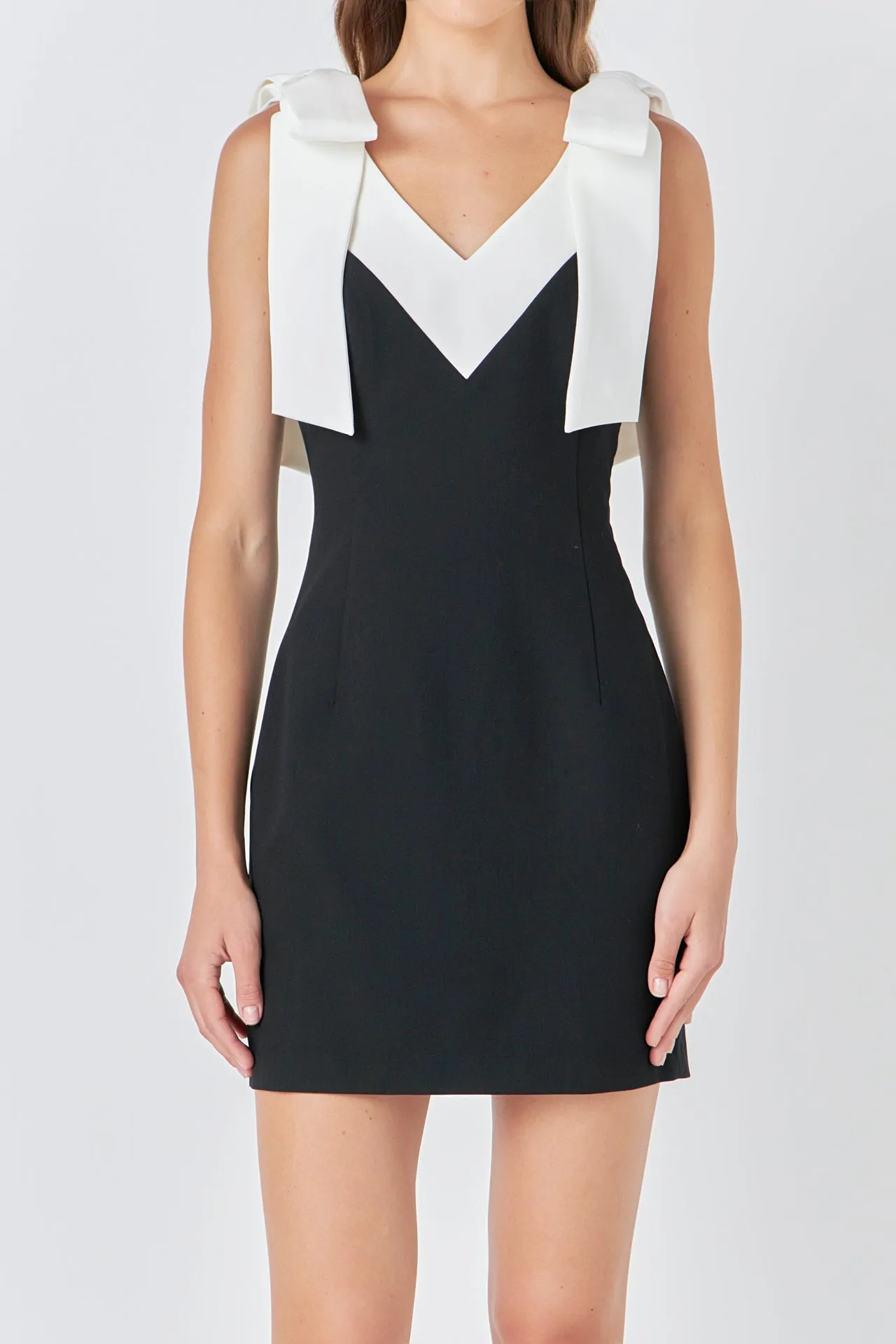Color Block Mini Dress