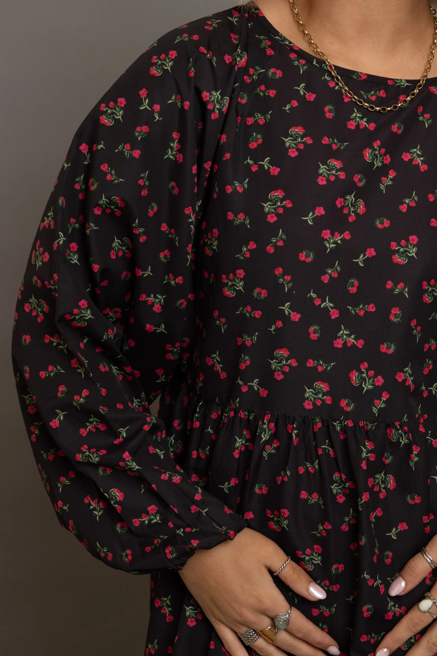 Daisy Street Raglan Mini Smock Dress
