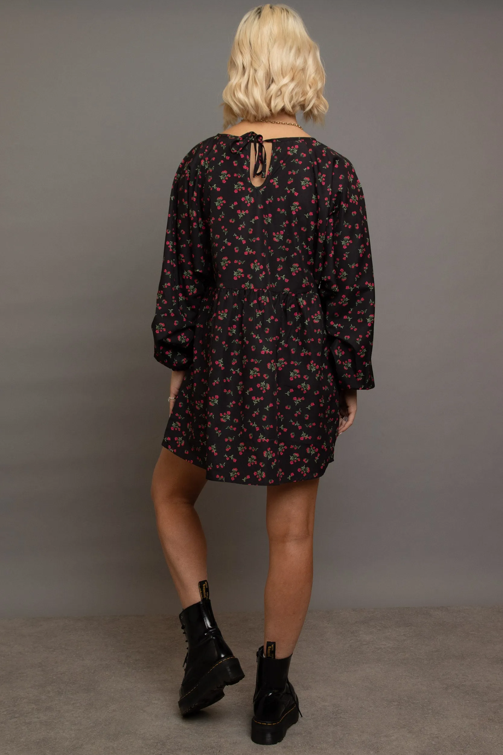 Daisy Street Raglan Mini Smock Dress