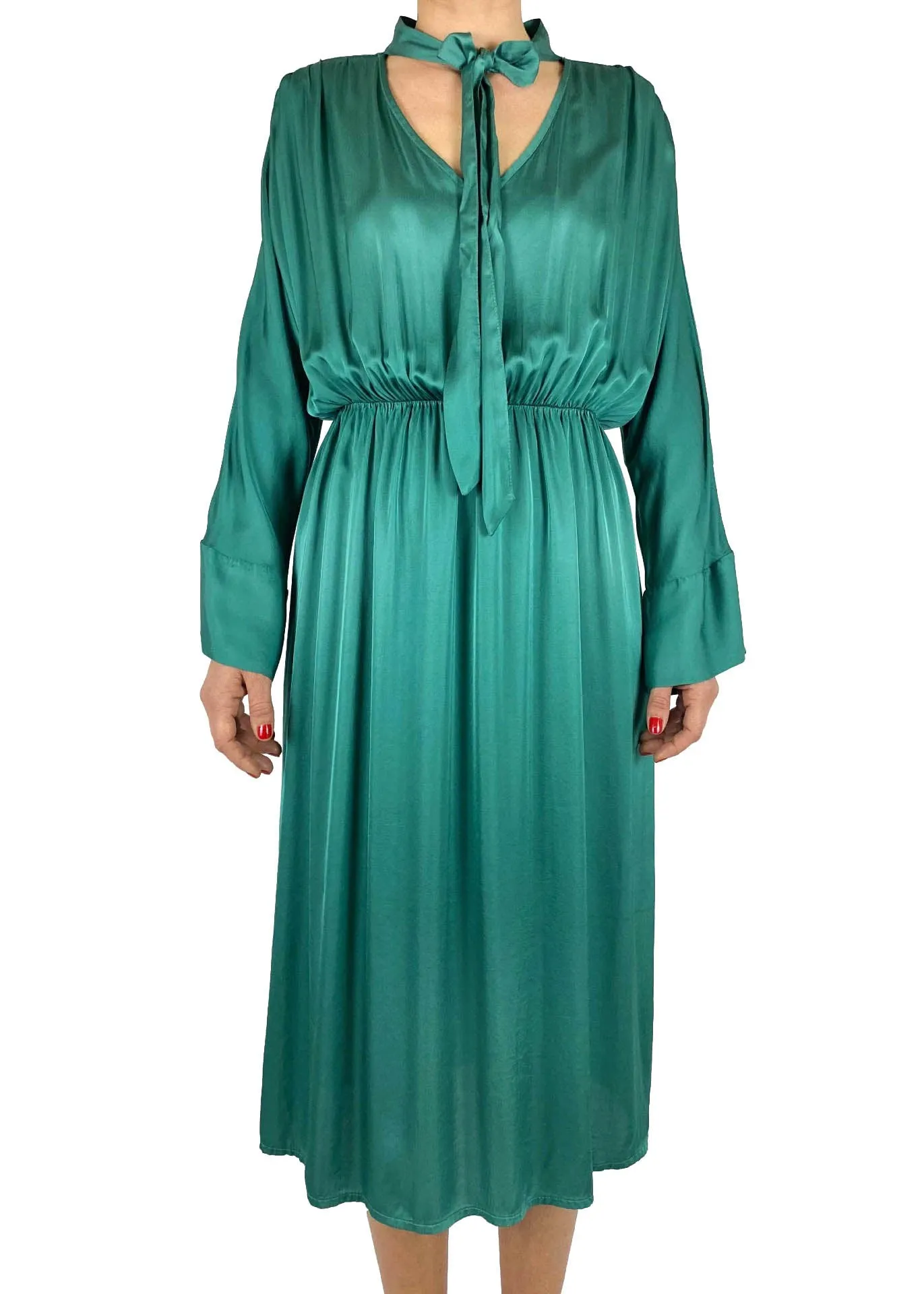 Dixie emerald color dress