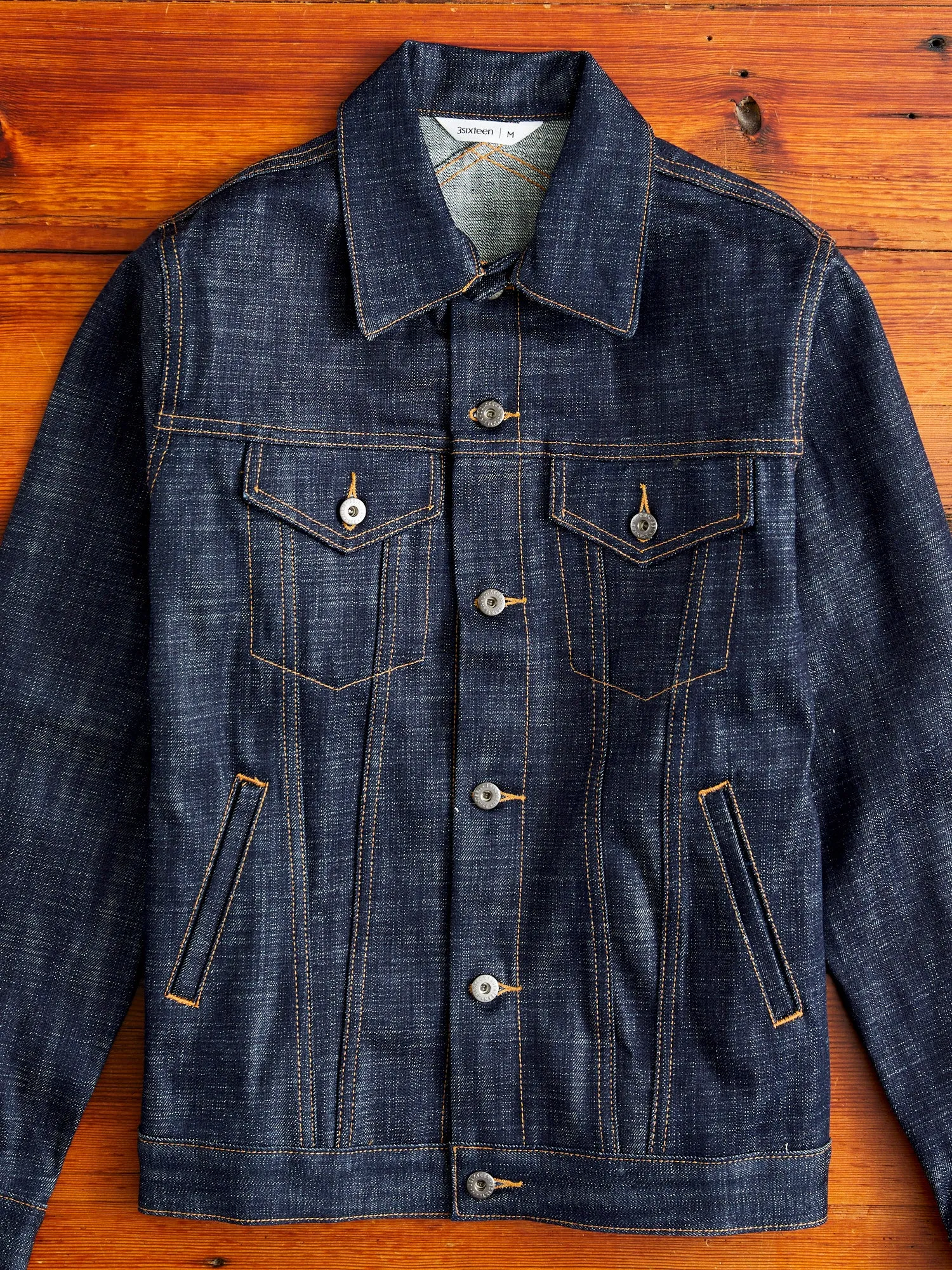 DJ-102xn "Natural Indigo" 15.4oz Selvedge Type-3 Denim Jacket