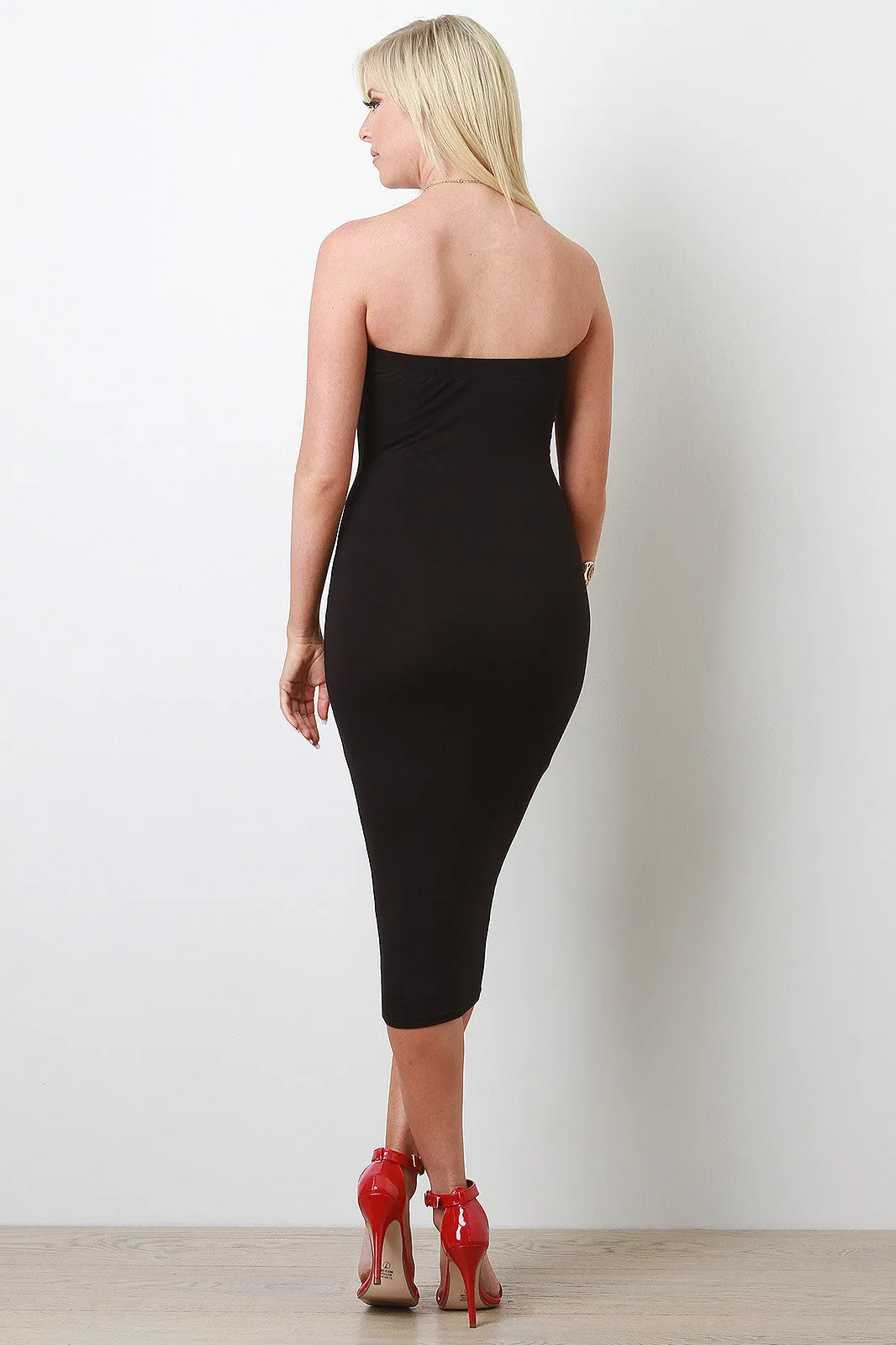 Fitted Midi Dress