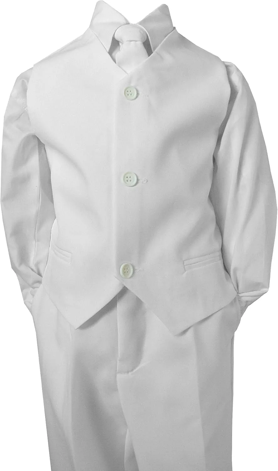 Gino Giovanni Boy Double Breasted Formal 5 Piece Dress Suit Set