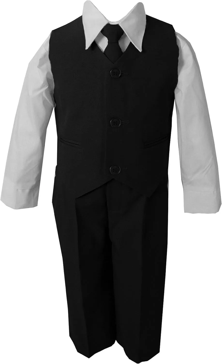 Gino Giovanni Boy Double Breasted Formal 5 Piece Dress Suit Set