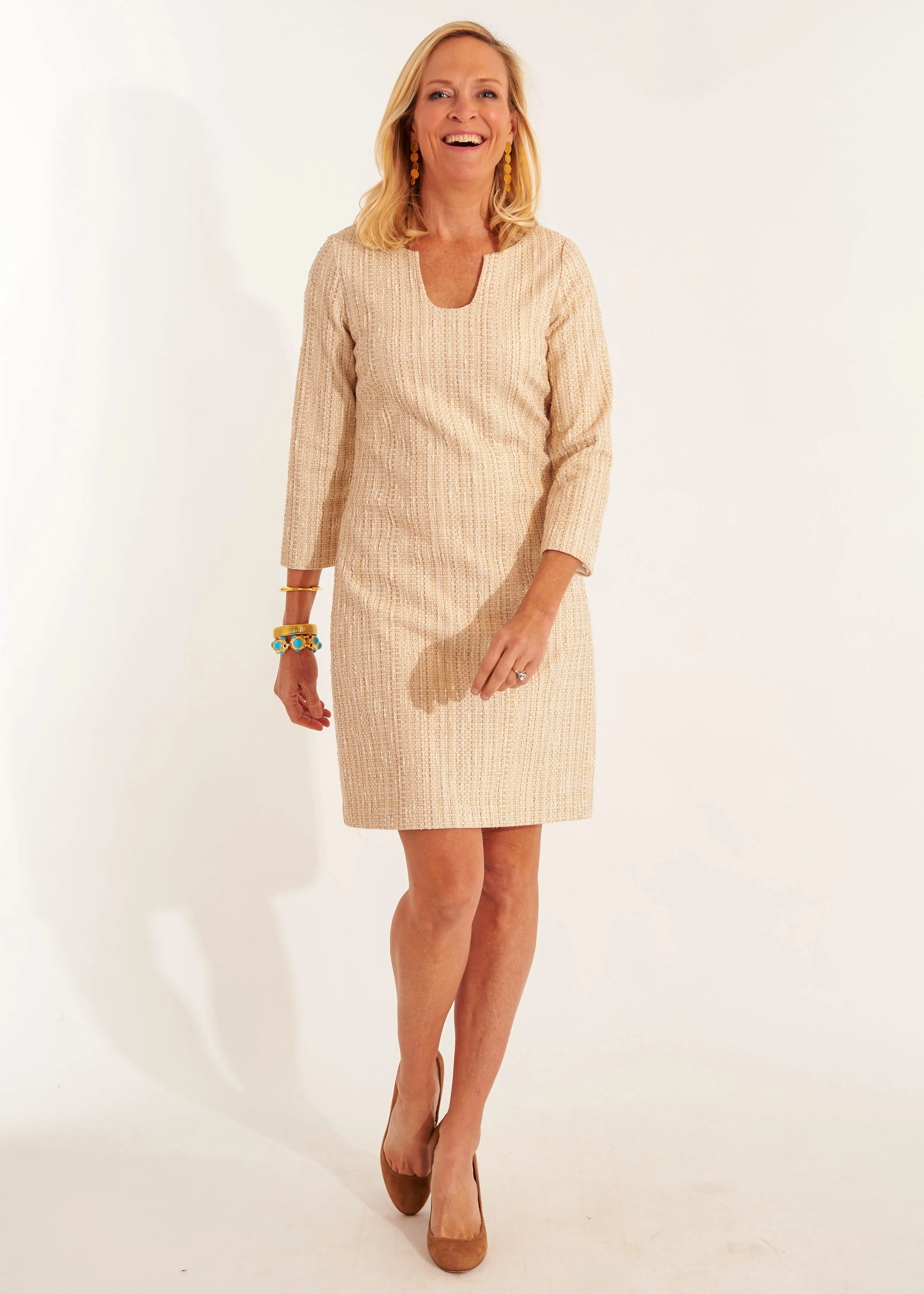 Hazel Dress Gold