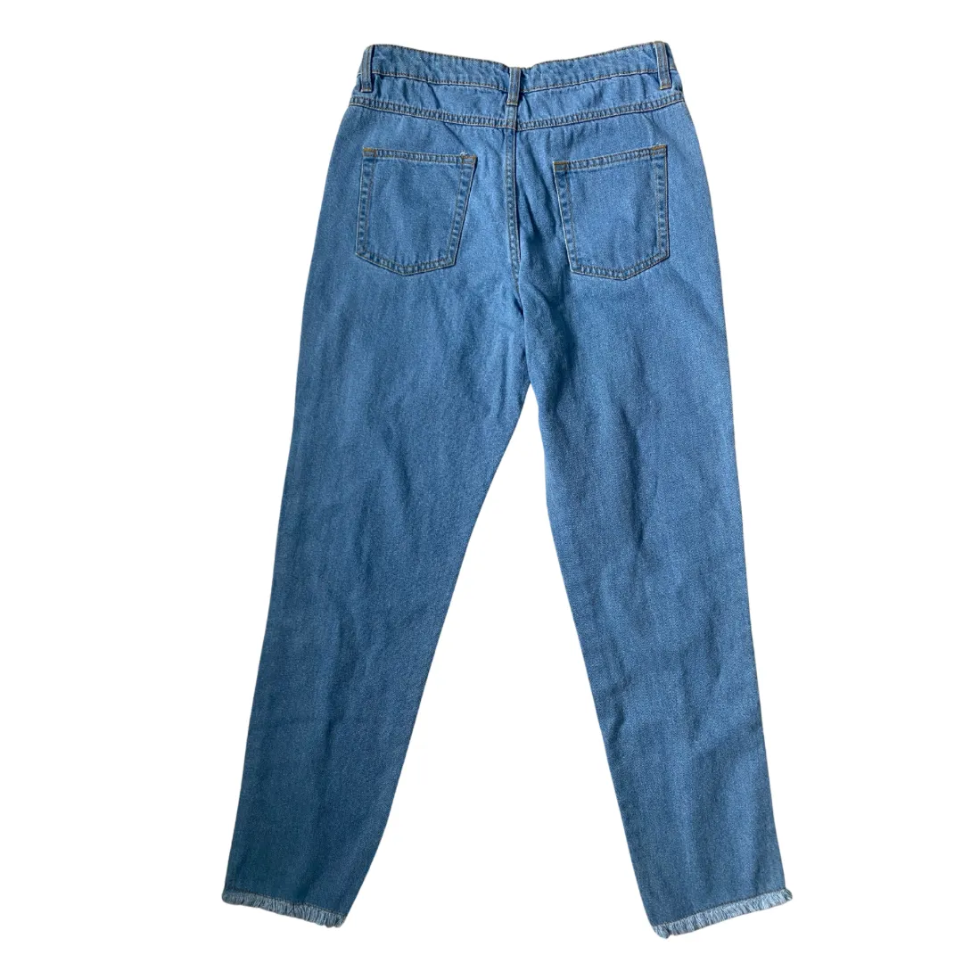 High Waisted Mom Jeans | LIGHT BLUE