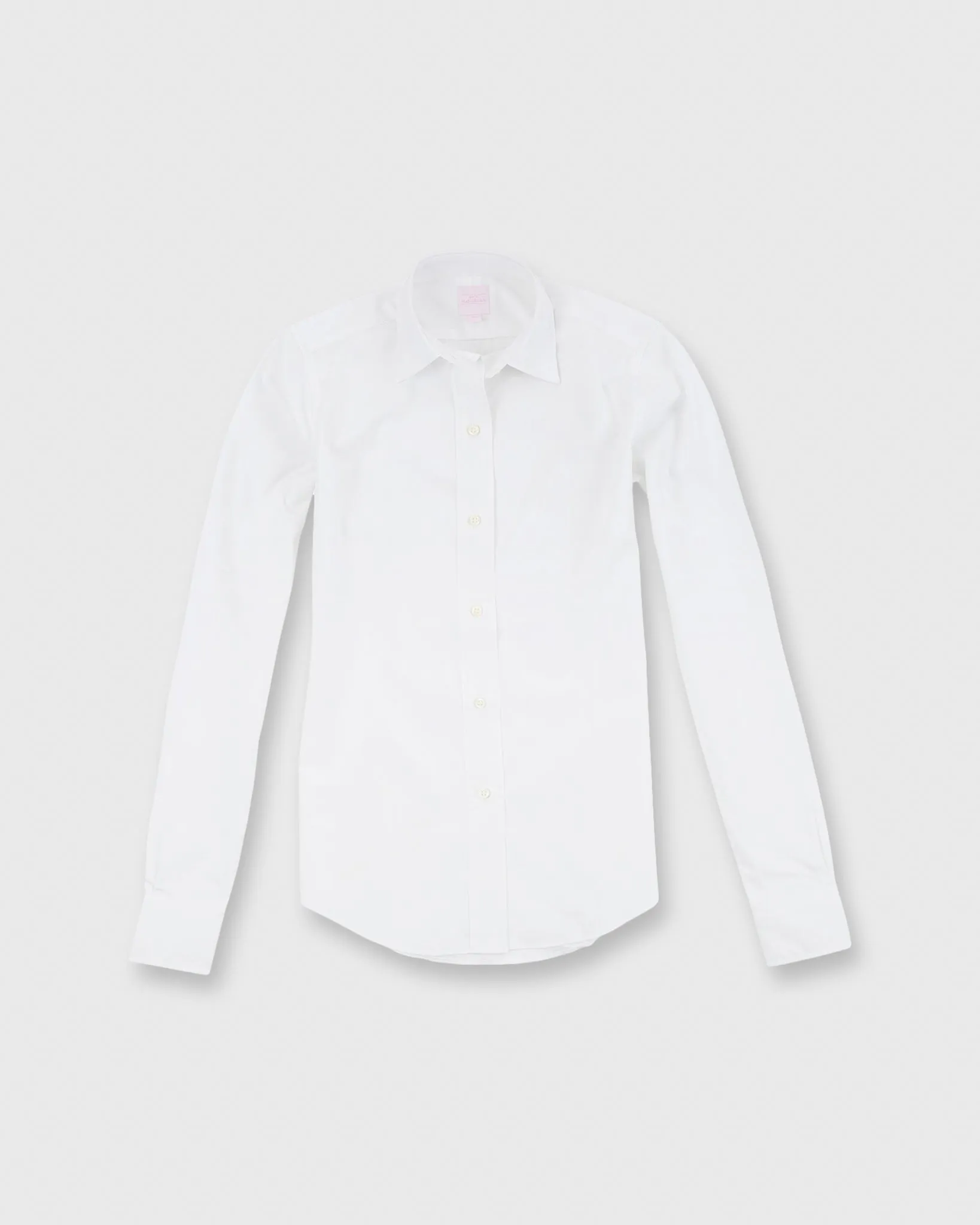 Icon Shirt in White Poplin