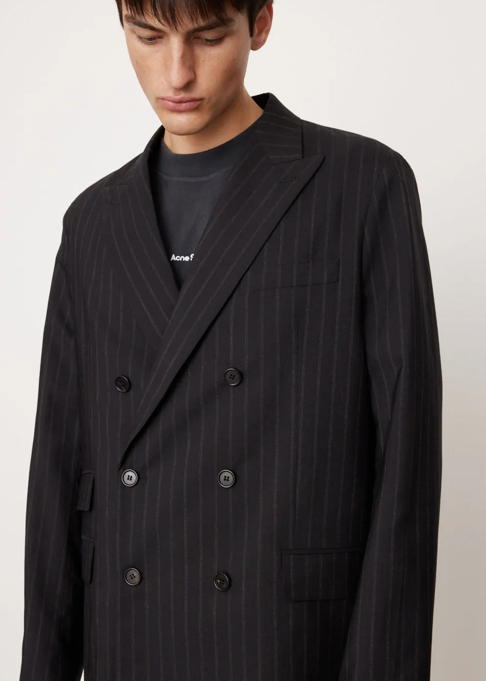 Junit Pinstripe Double Breasted Suiting