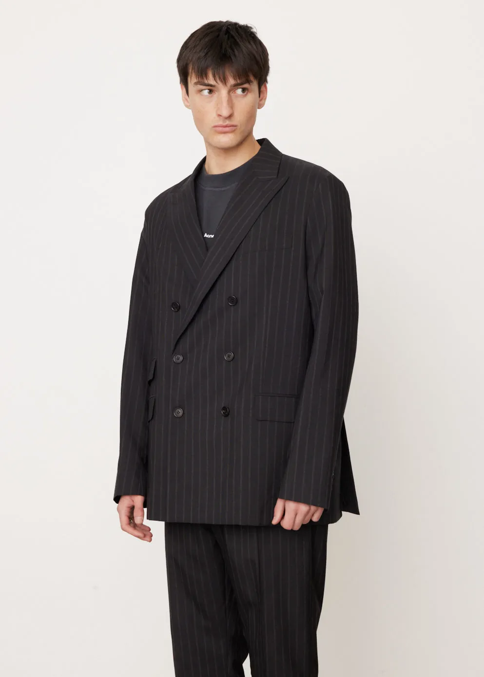 Junit Pinstripe Double Breasted Suiting