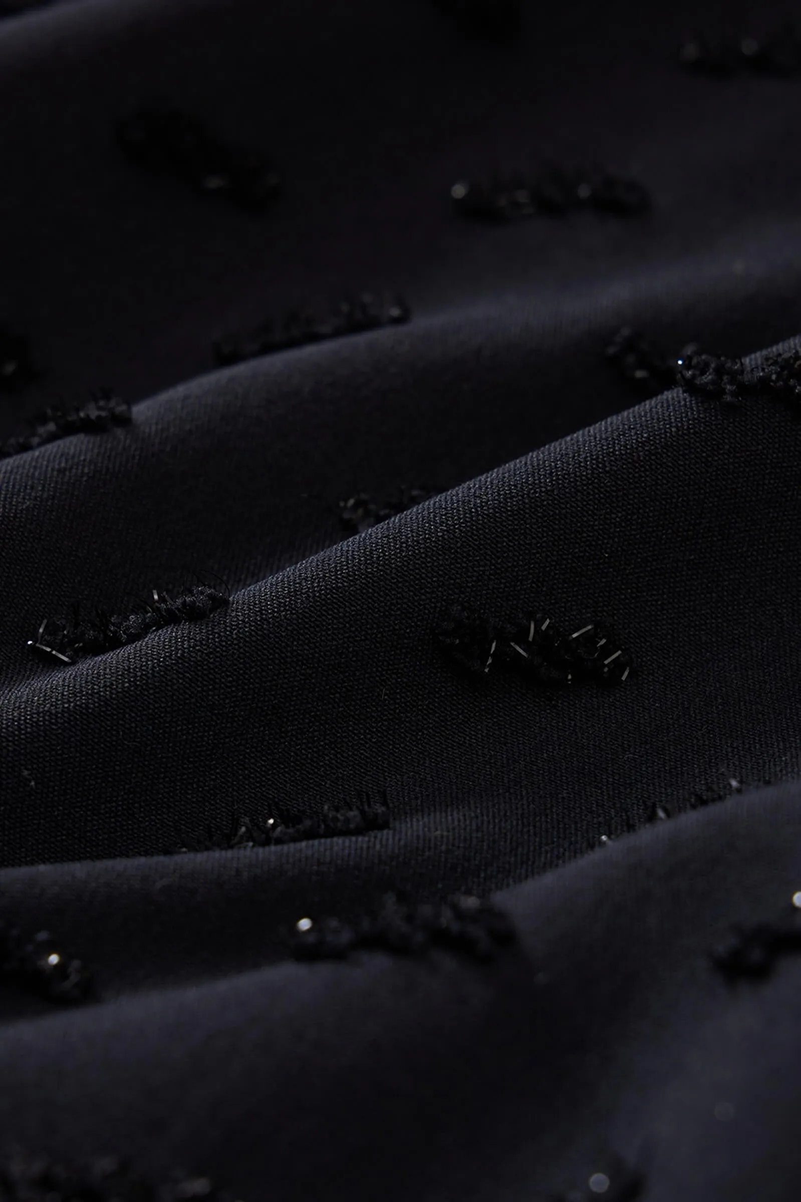 LILY Textured Draped Tie Shirt