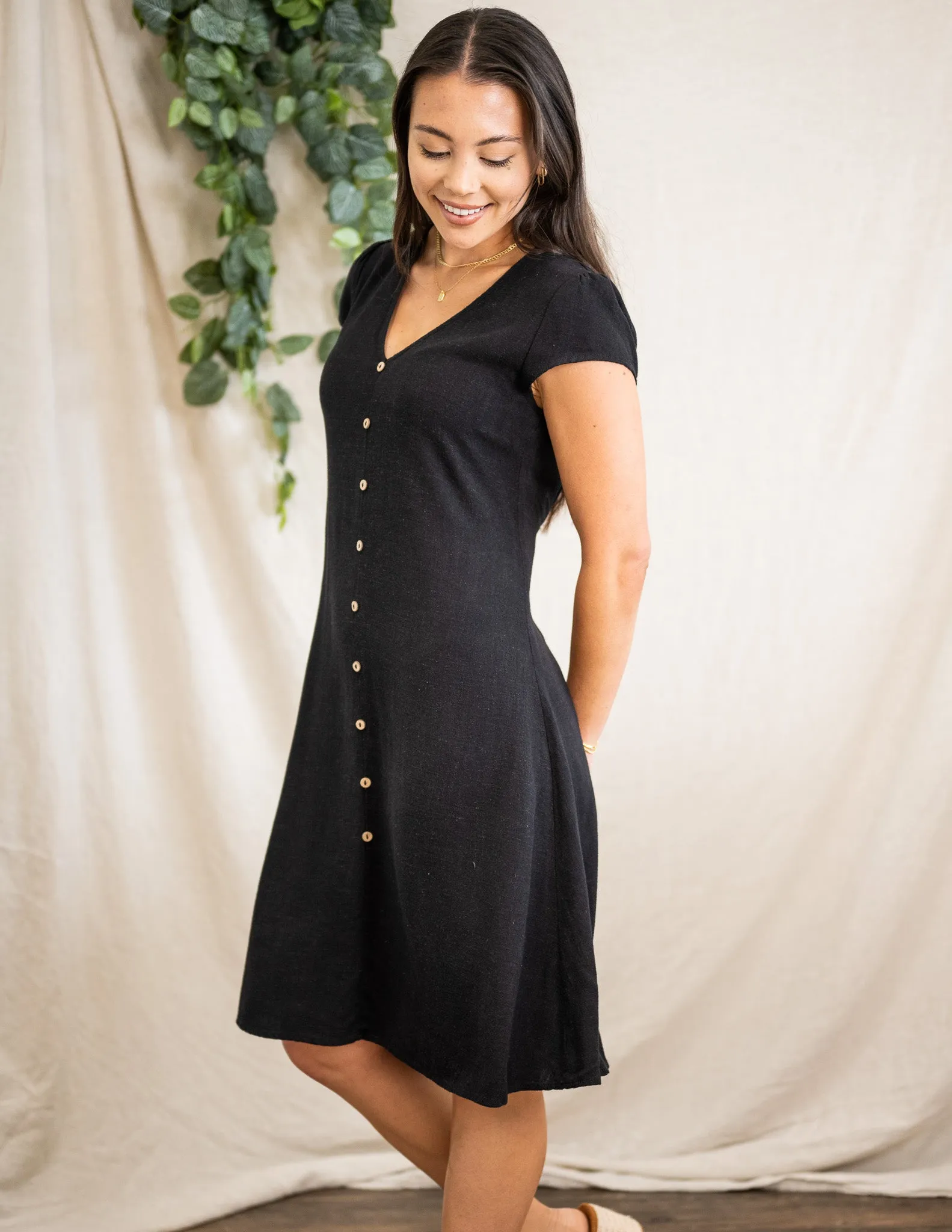 Linen Adalyne Dress