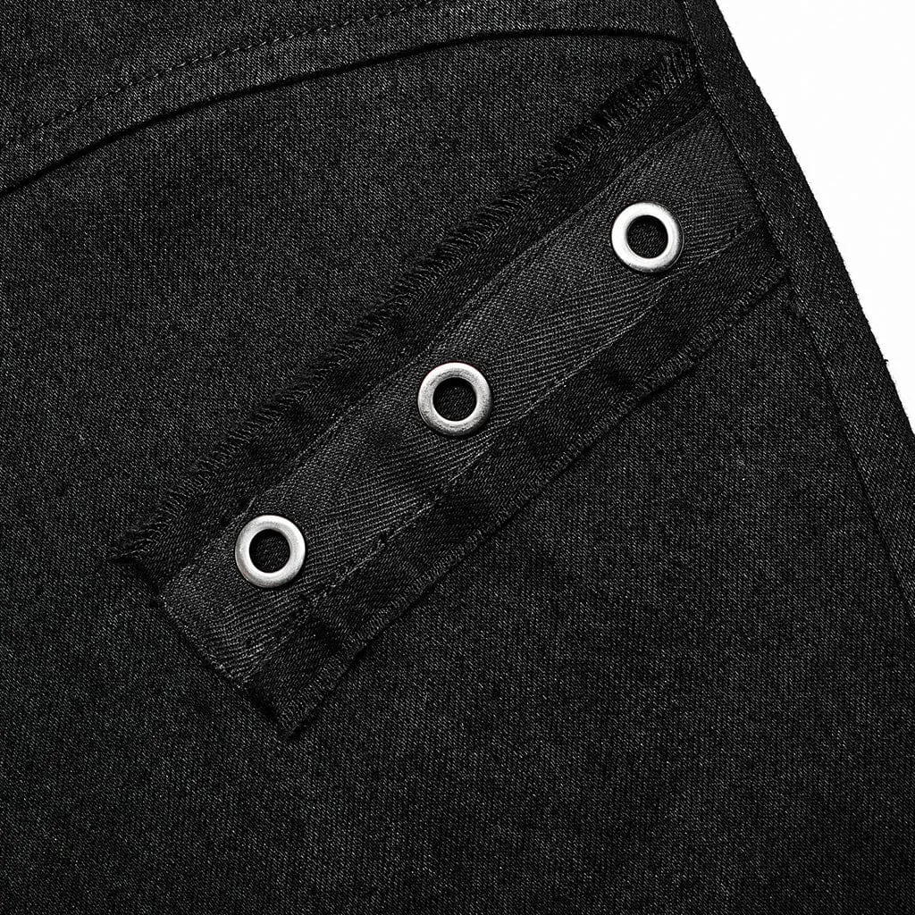 Men's Punk Multi-pocket Splice Pants