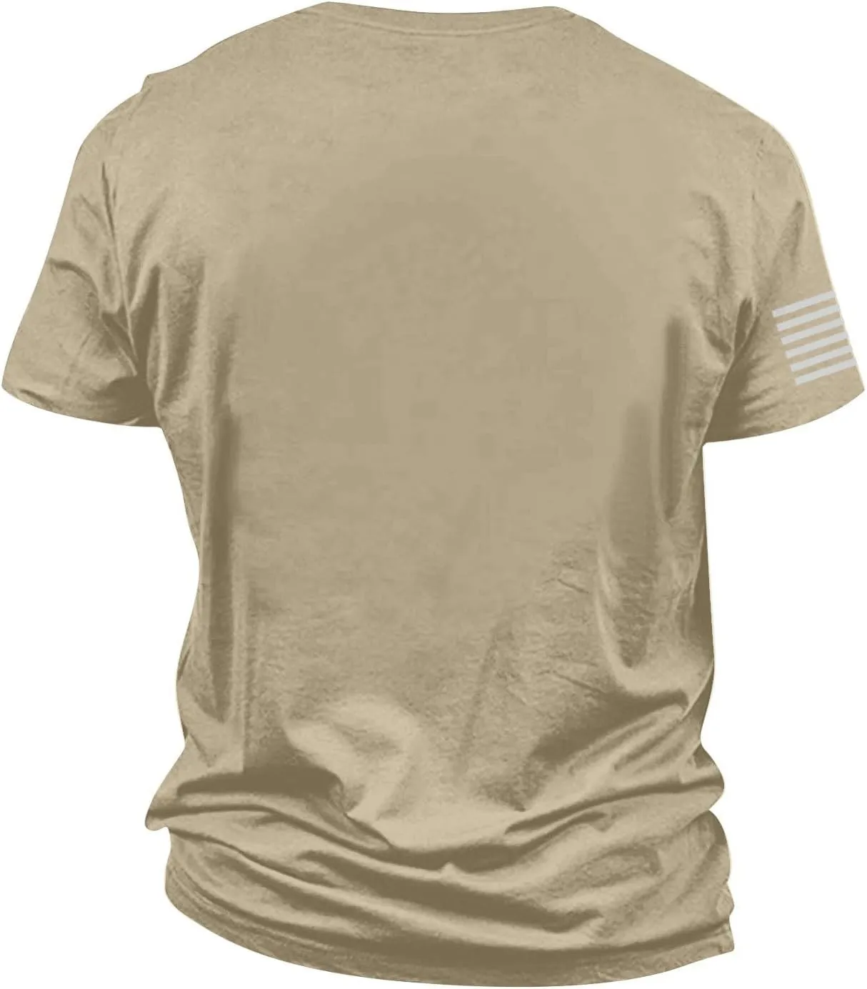 Men's Shirt Sleeve 1776 USA Flag Graphic Dry Fit Cotton Breathable T-Shirts 4th of July