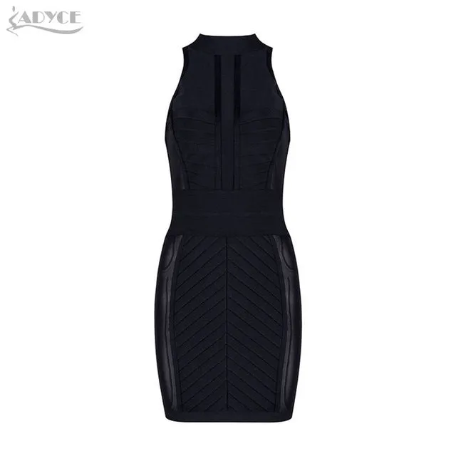 Mesh Sleeveless Mini Dress Women Dress