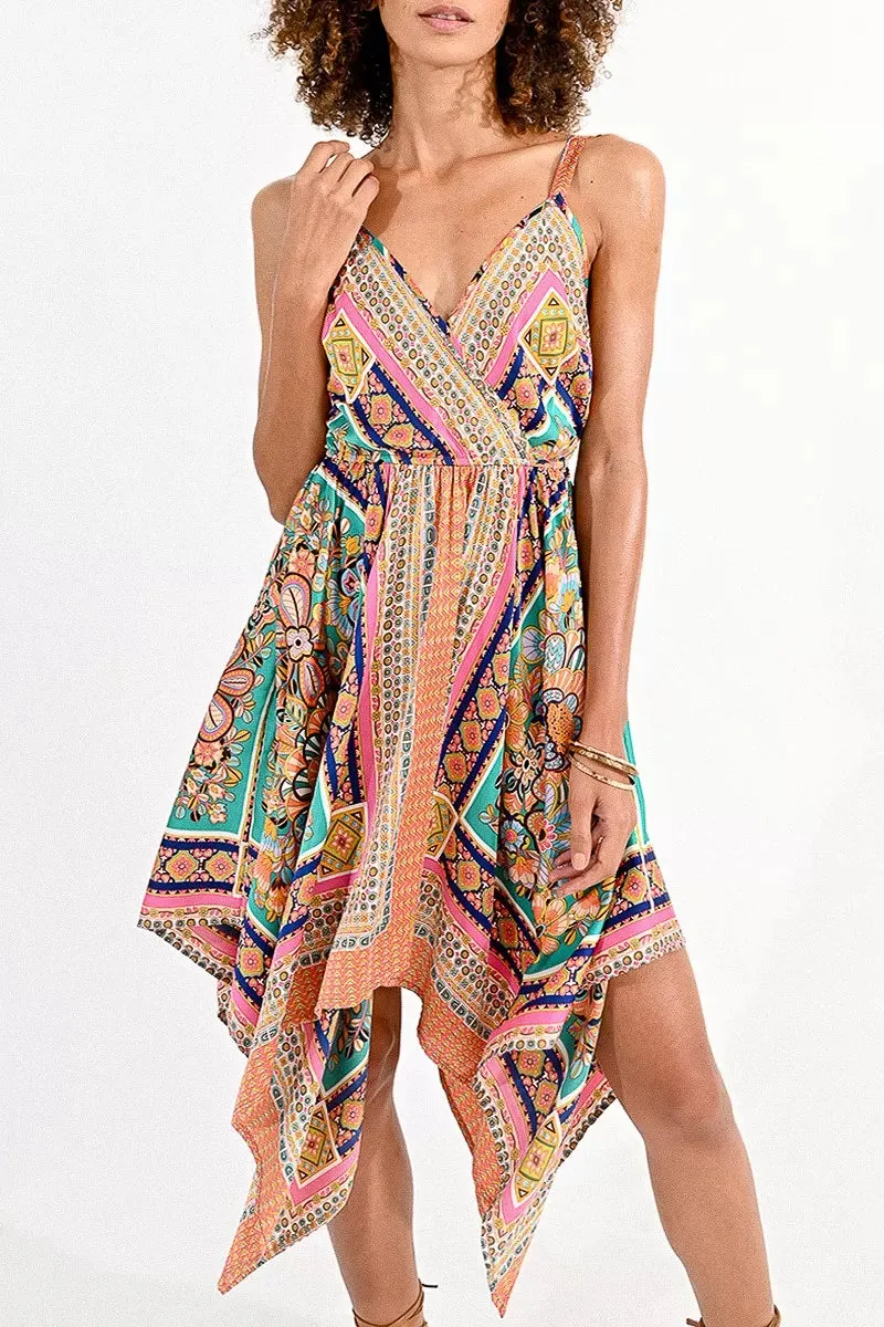 Multi Color Printed Dress