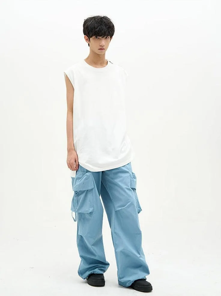 Multi Pocket Parachute Pants