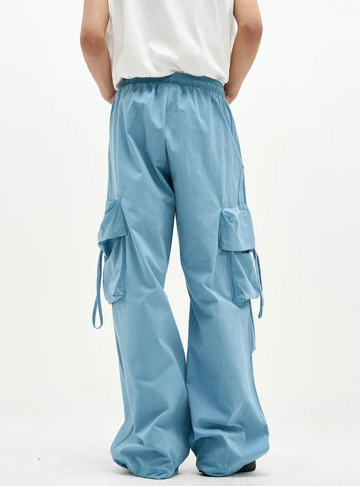 Multi Pocket Parachute Pants