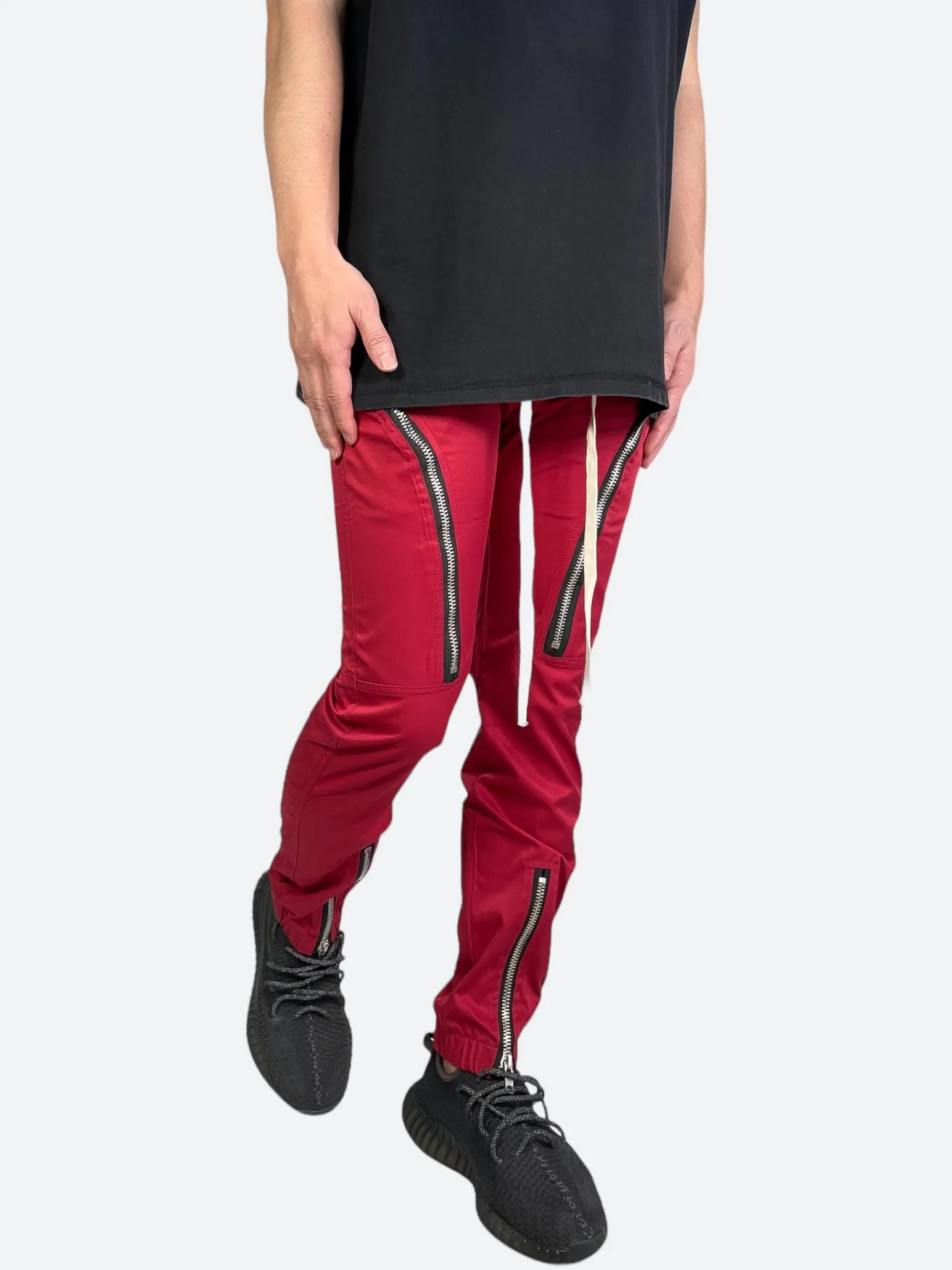 MULTI  POCKET ZIPPER JOGGER PANTS：マルチポケットジッパージョガーパンツ