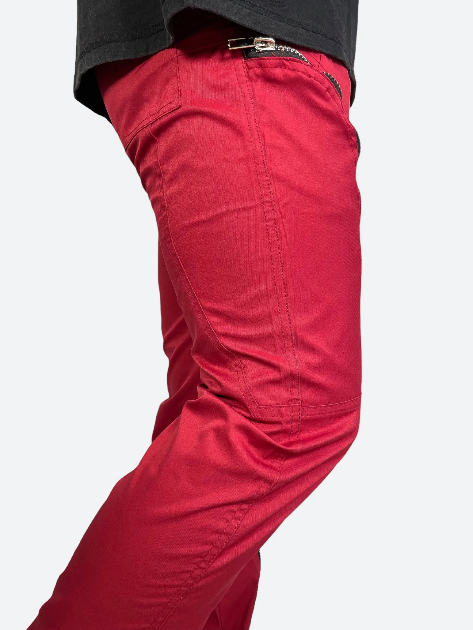 MULTI  POCKET ZIPPER JOGGER PANTS：マルチポケットジッパージョガーパンツ