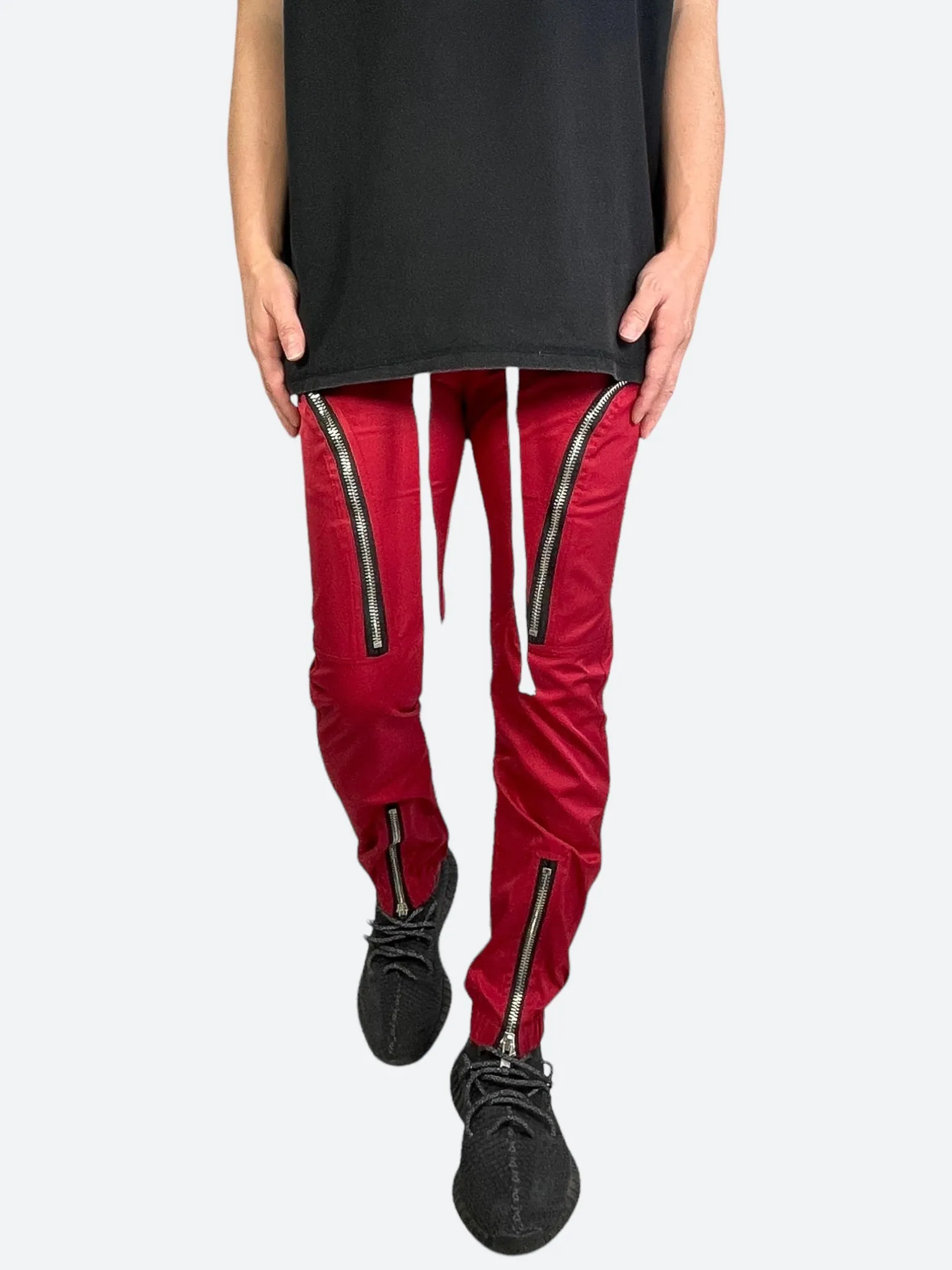 MULTI  POCKET ZIPPER JOGGER PANTS：マルチポケットジッパージョガーパンツ