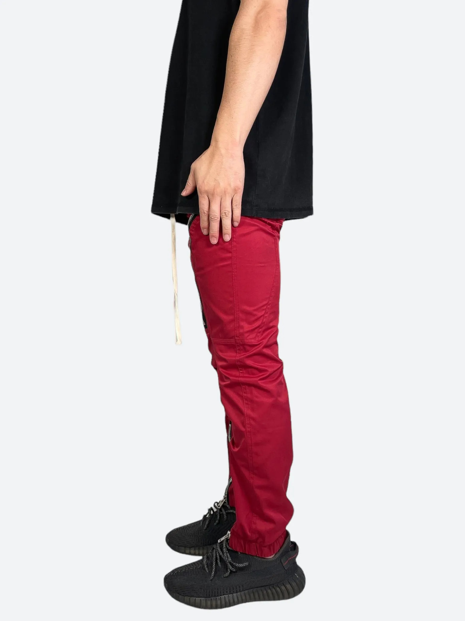 MULTI  POCKET ZIPPER JOGGER PANTS：マルチポケットジッパージョガーパンツ