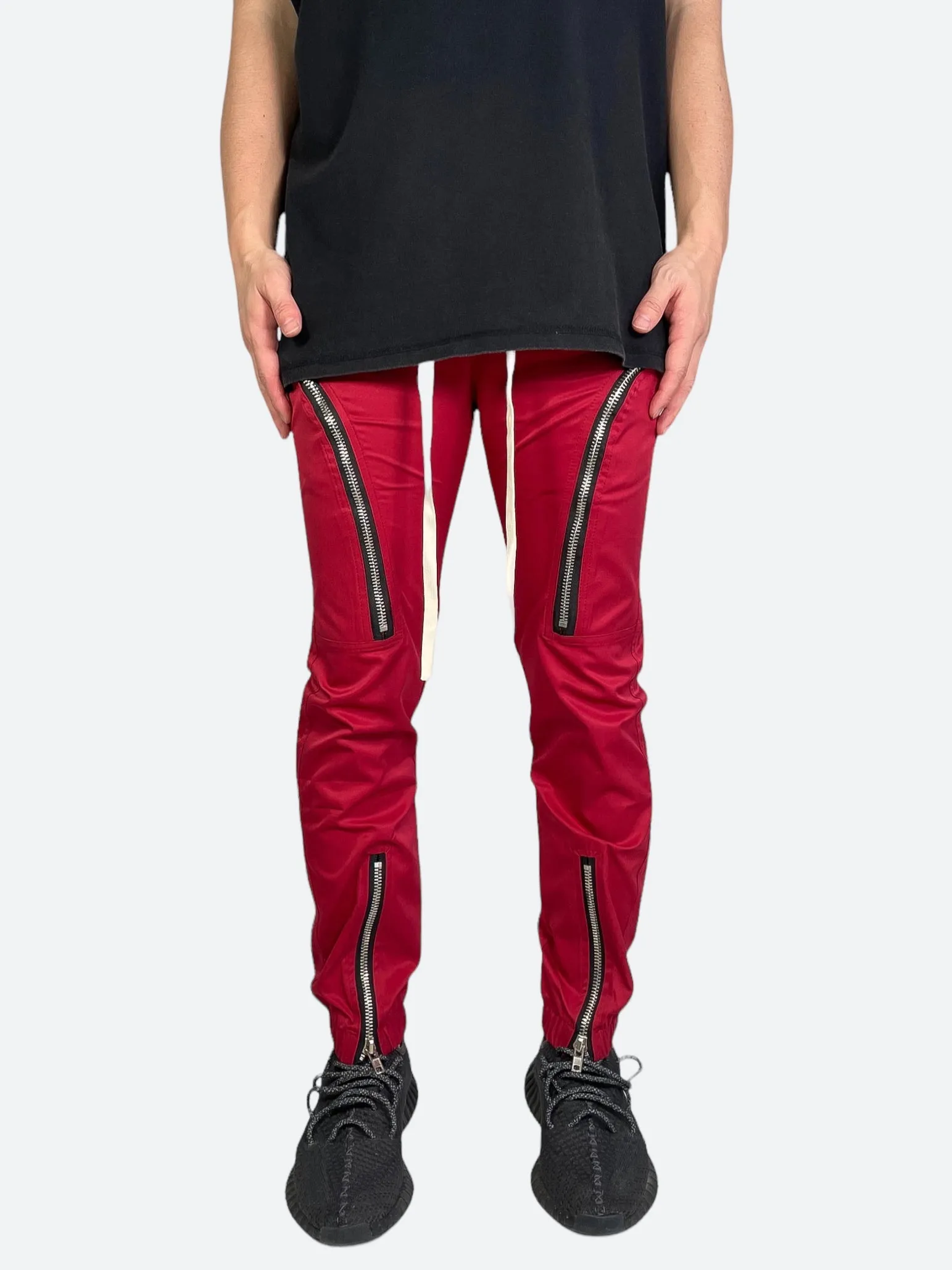 MULTI  POCKET ZIPPER JOGGER PANTS：マルチポケットジッパージョガーパンツ