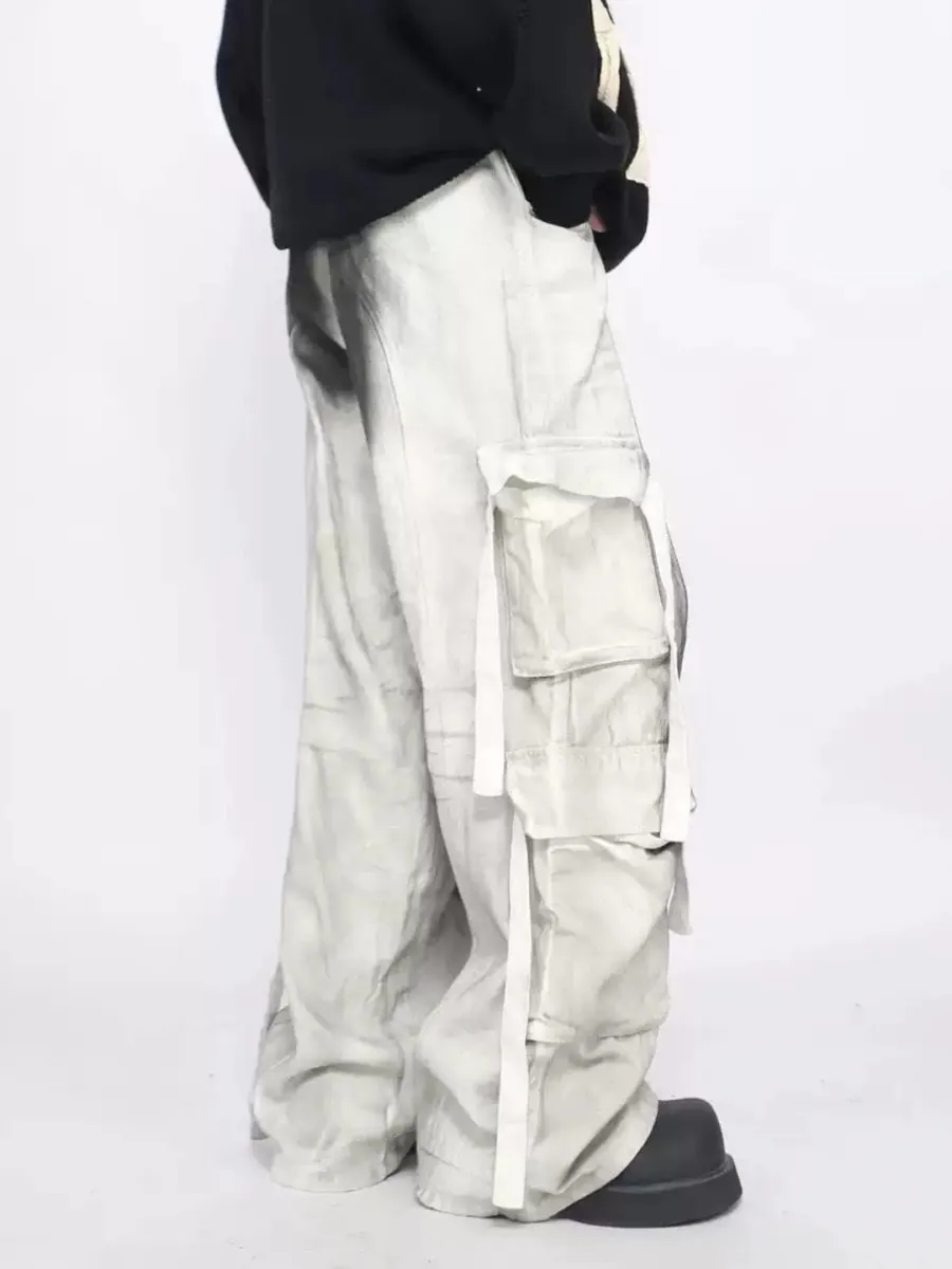 【Mz】ink multi-pocket pants na1686