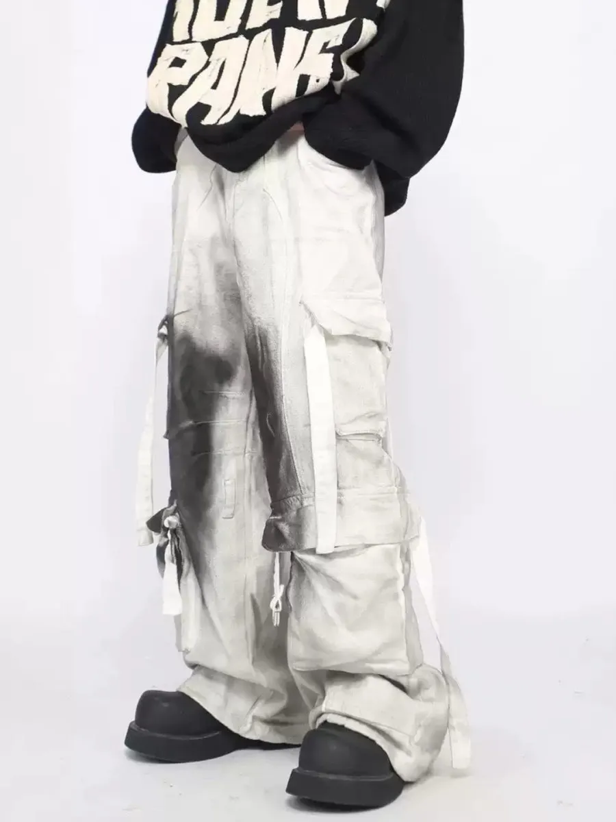 【Mz】ink multi-pocket pants na1686