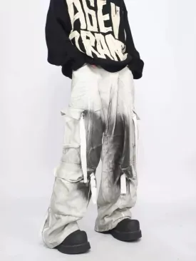 【Mz】ink multi-pocket pants na1686