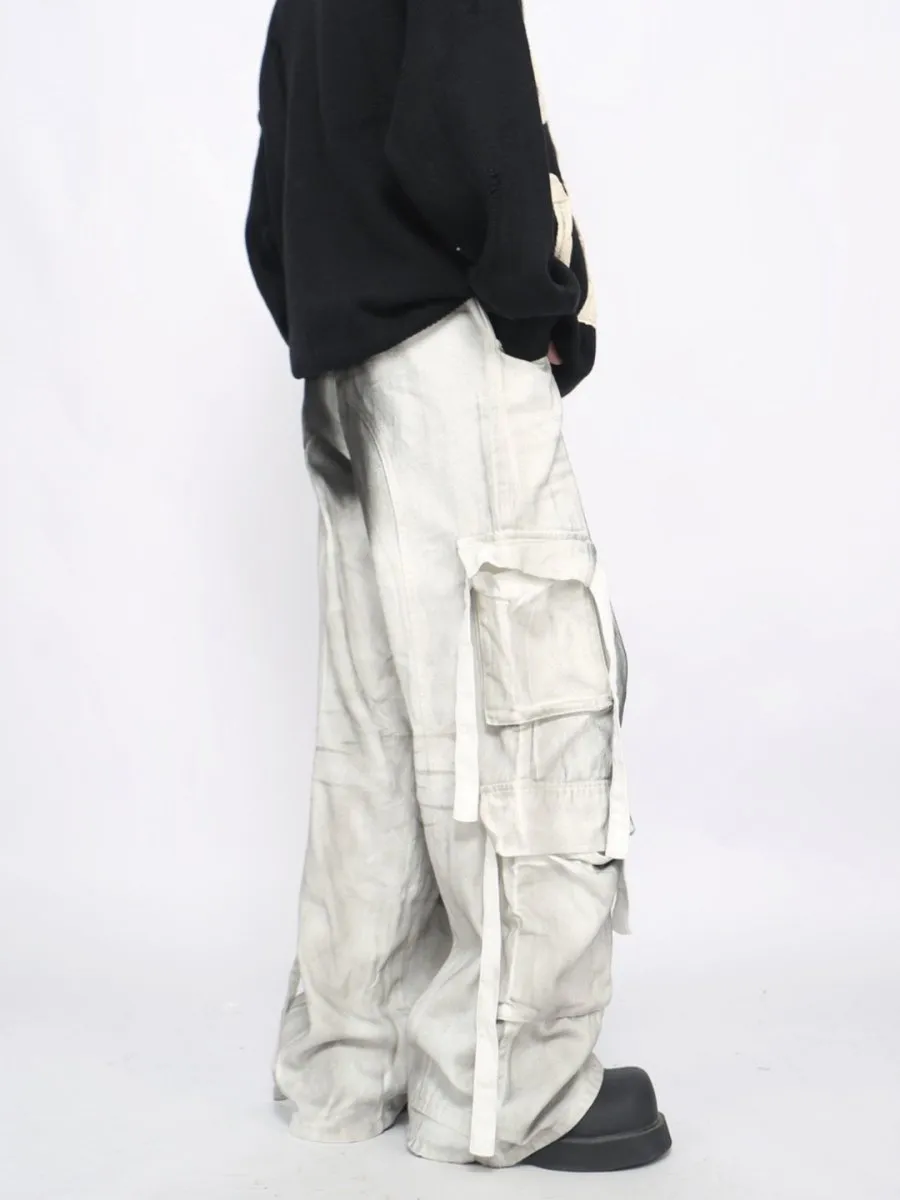 【Mz】ink multi-pocket pants na1686