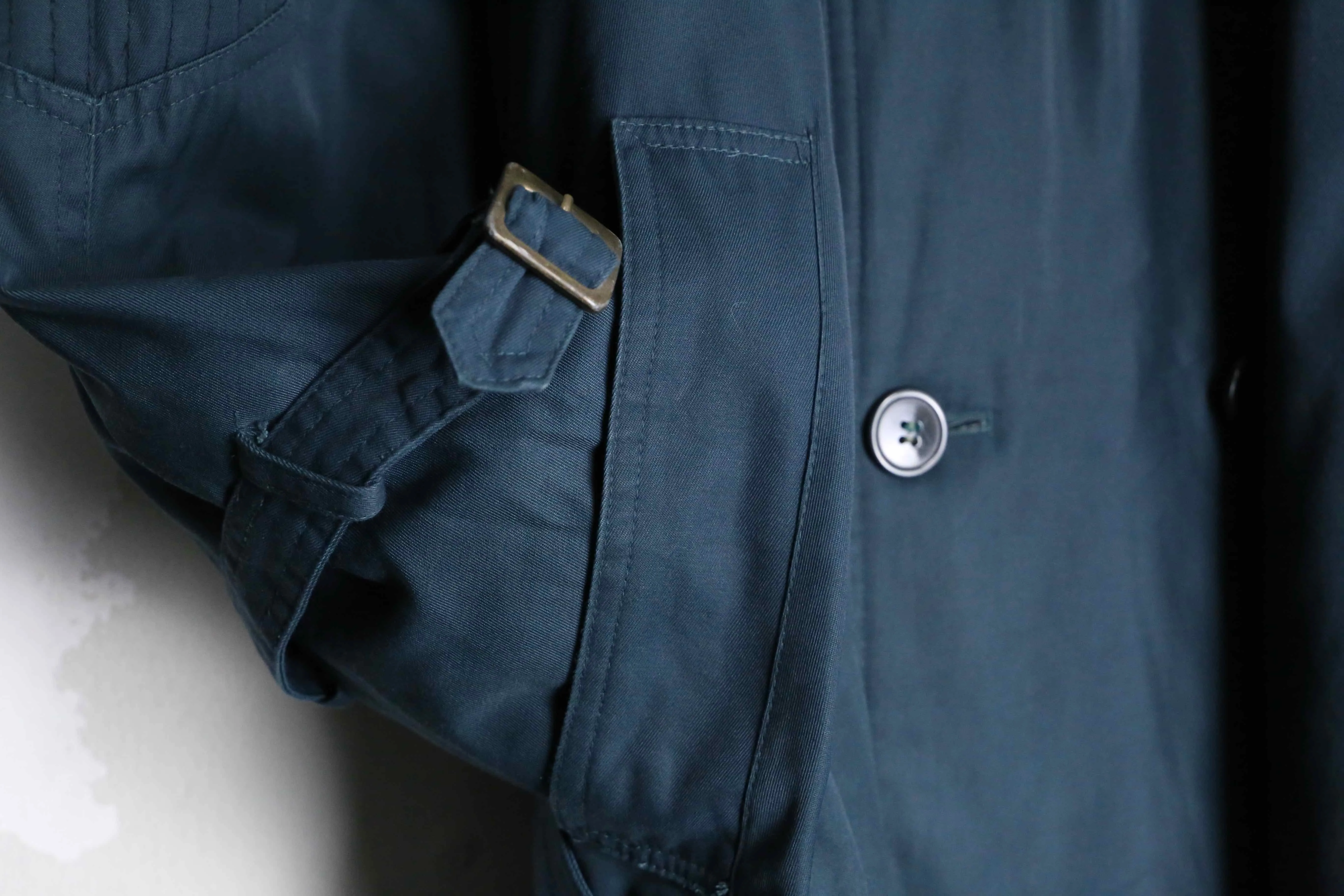 navy color trench coat