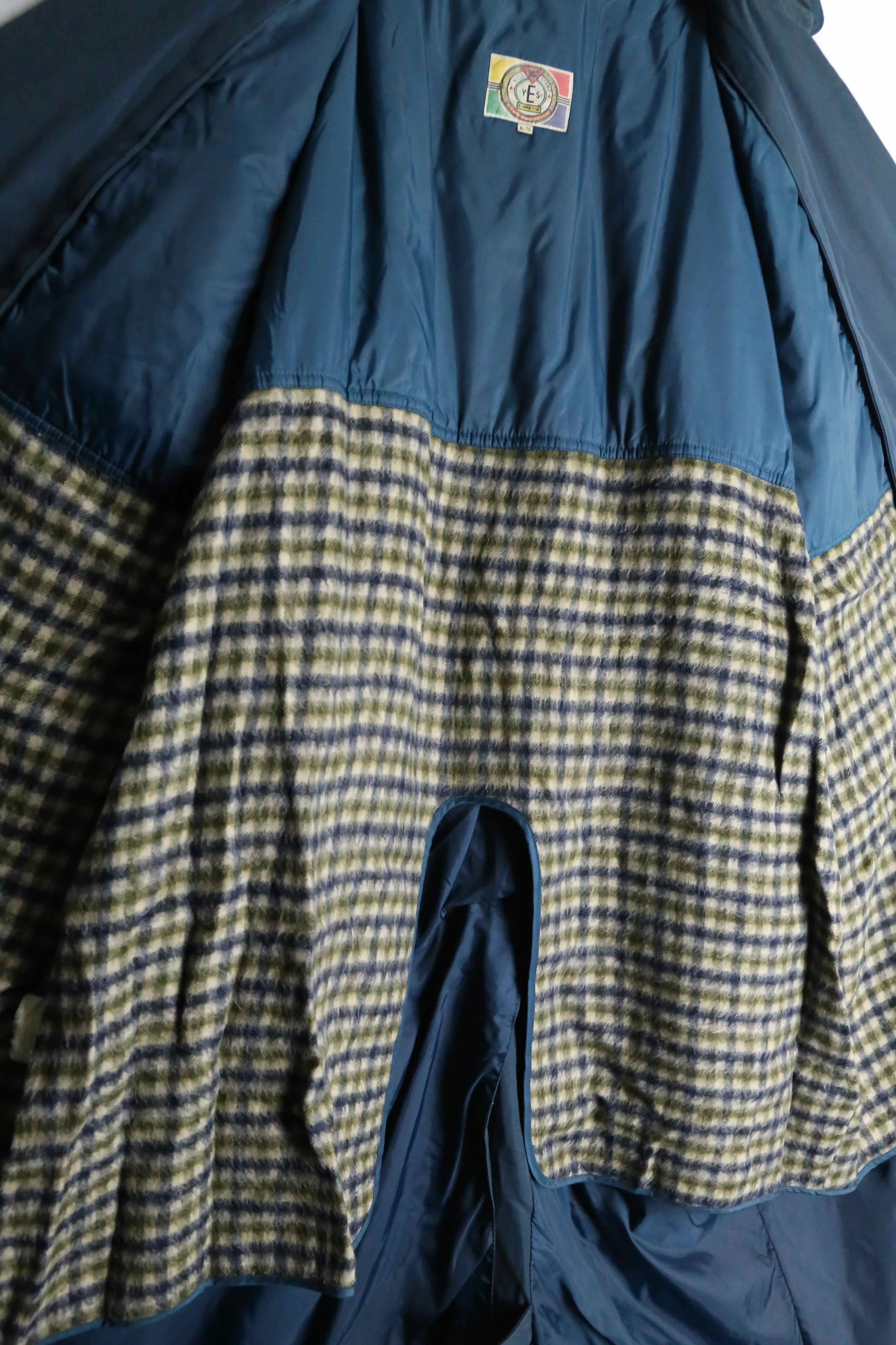 navy color trench coat