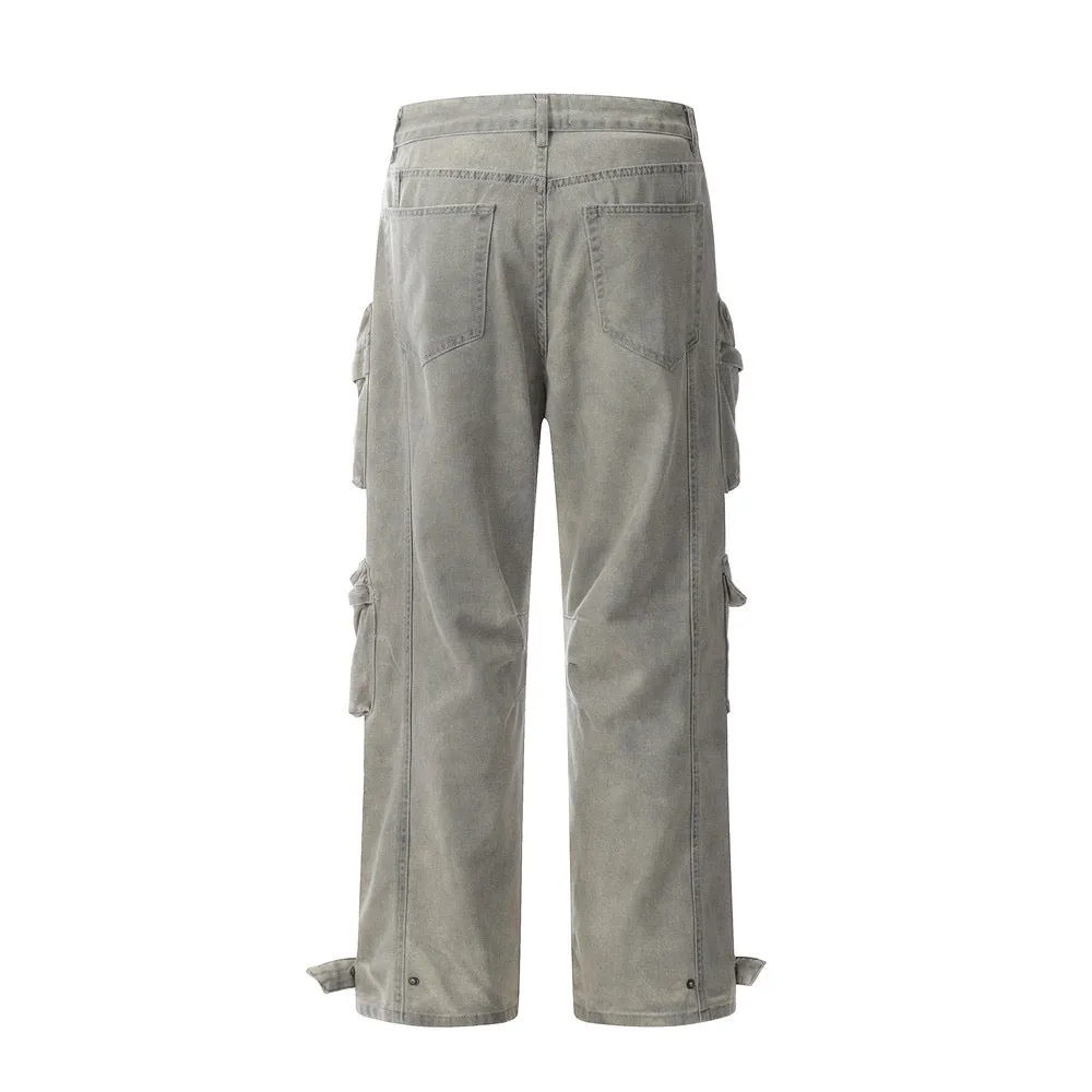 Punk Multi-Pocket Cargo Pants