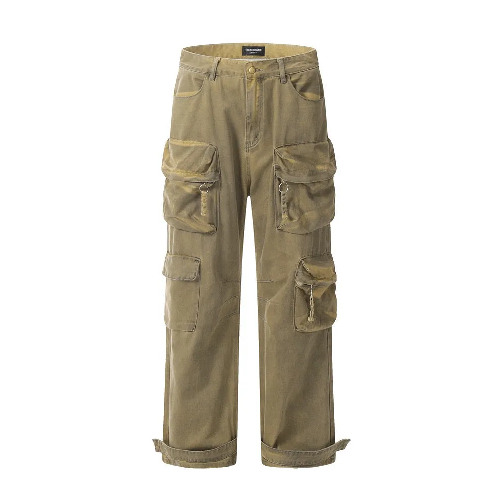 Punk Multi-Pocket Cargo Pants