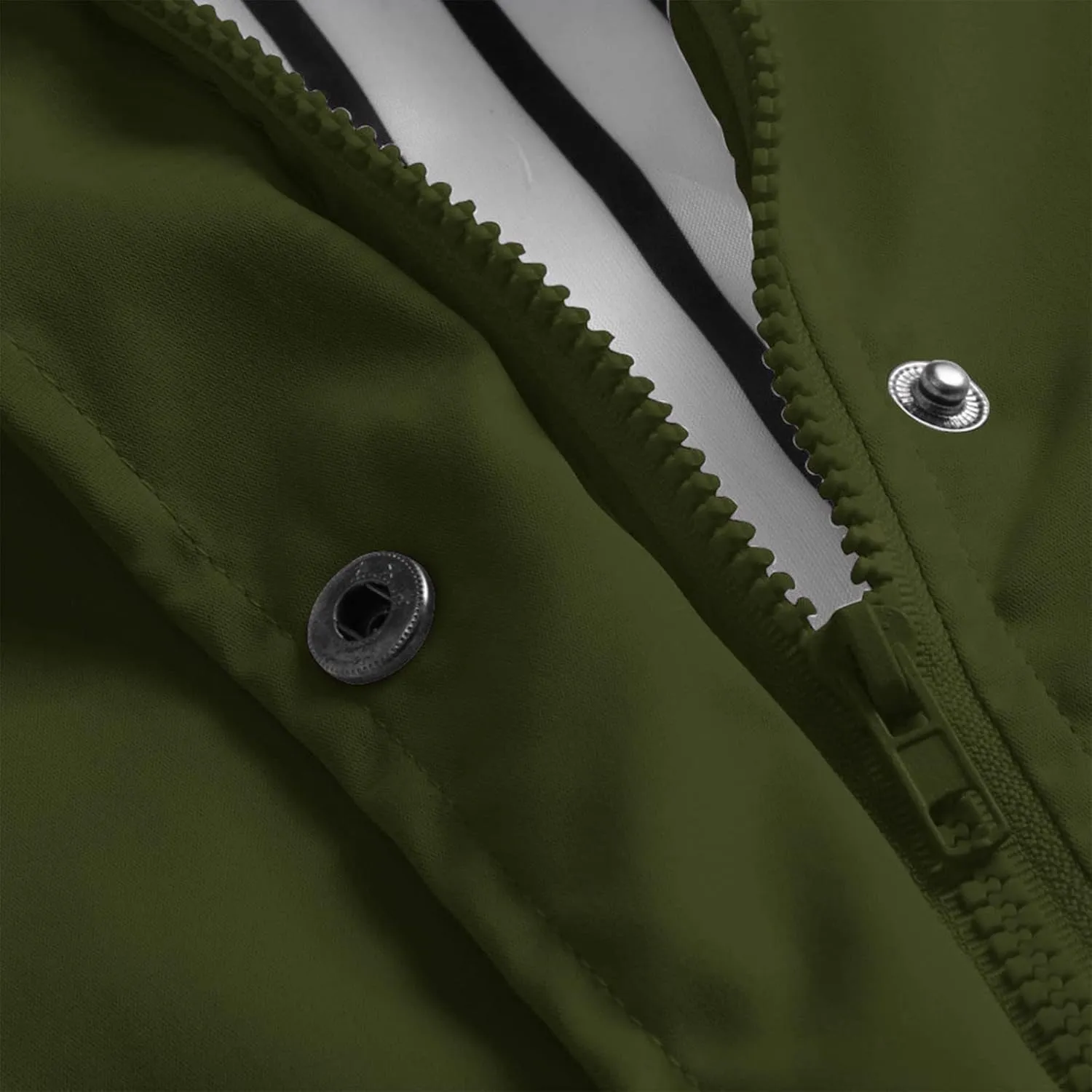Rain Jacket Women,2025 Spring Trendy Zip Lined Waterproof Rain Coats Lightweight Outdoor Hiking Hooded Windbreaker