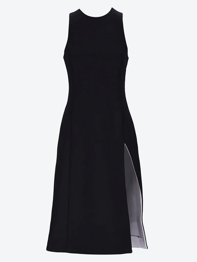 Slit fitted dress