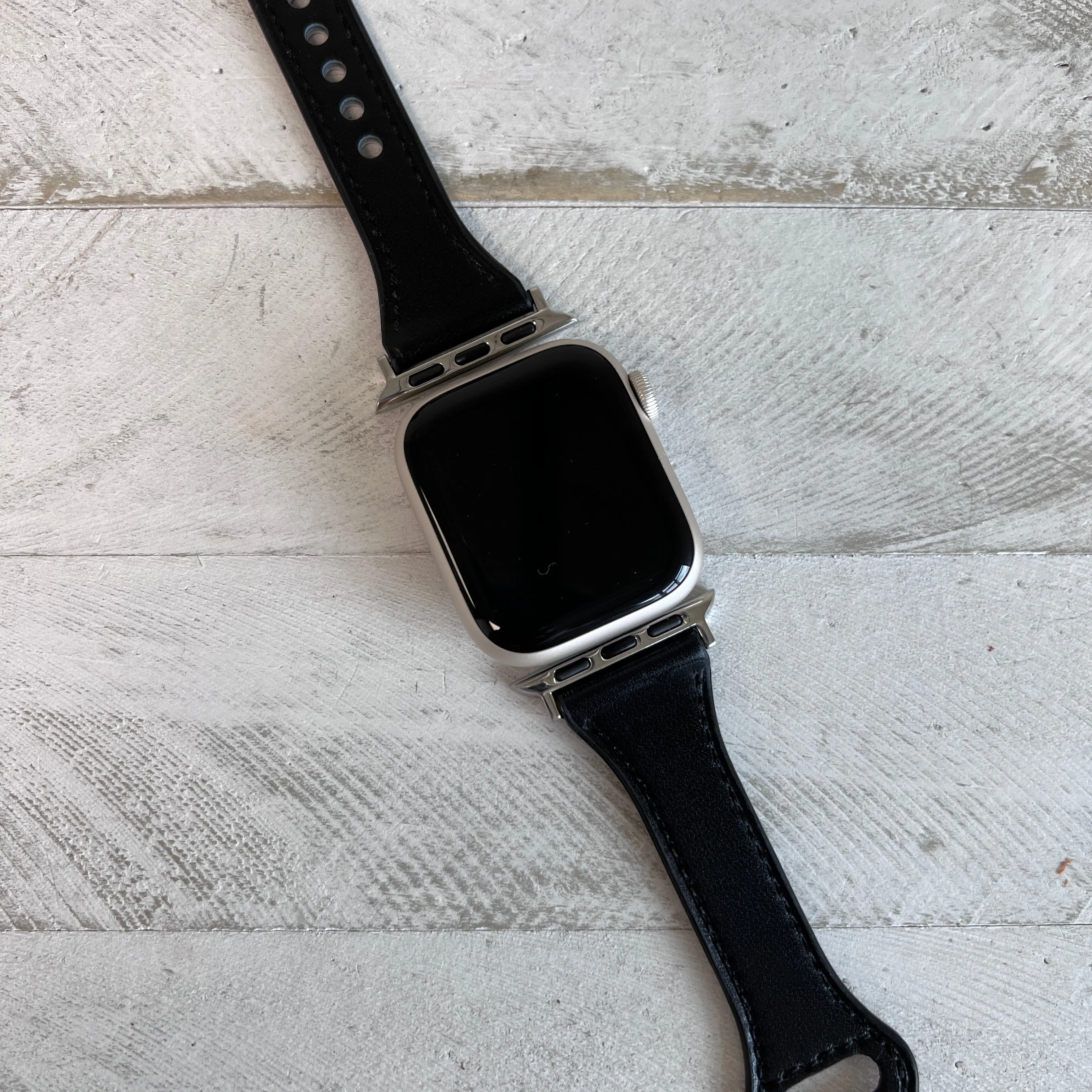 Solid Color Slim Leather Band For Apple Watch Multiple Colors Available