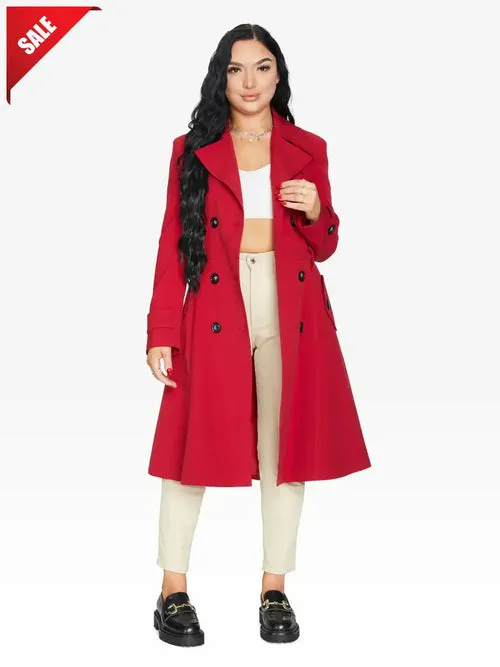 Spring/Summer Double Breasted Trench Mac Coat (1201-SP)