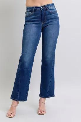 Suzie -  Detail Straight Jeans - Judy Blue - Exclusively Online