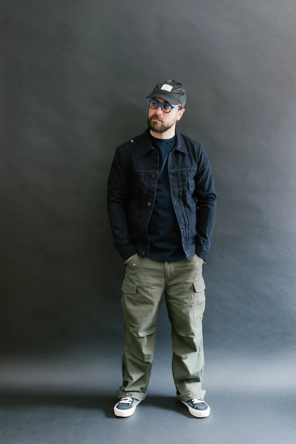 TNK402ID- 15oz Type II IDxID Jacket - Indigo OW