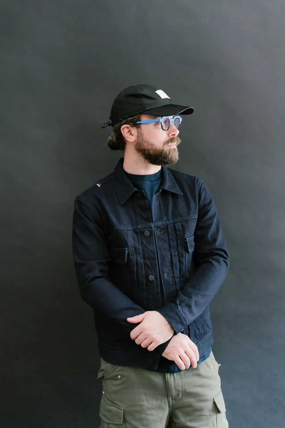 TNK402ID- 15oz Type II IDxID Jacket - Indigo OW