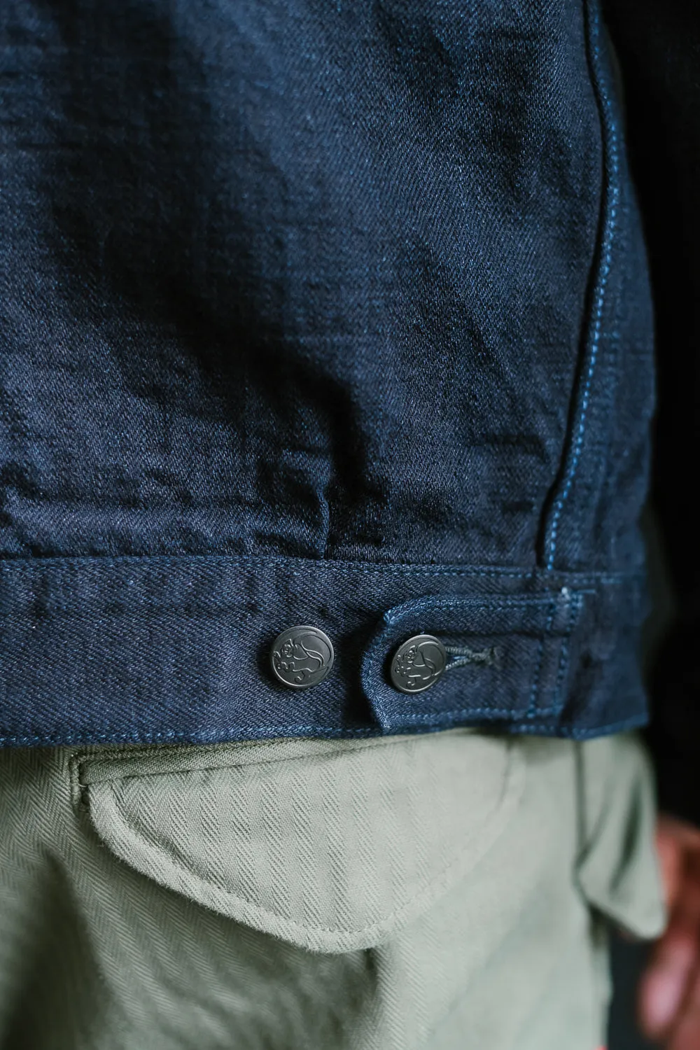 TNK402ID- 15oz Type II IDxID Jacket - Indigo OW