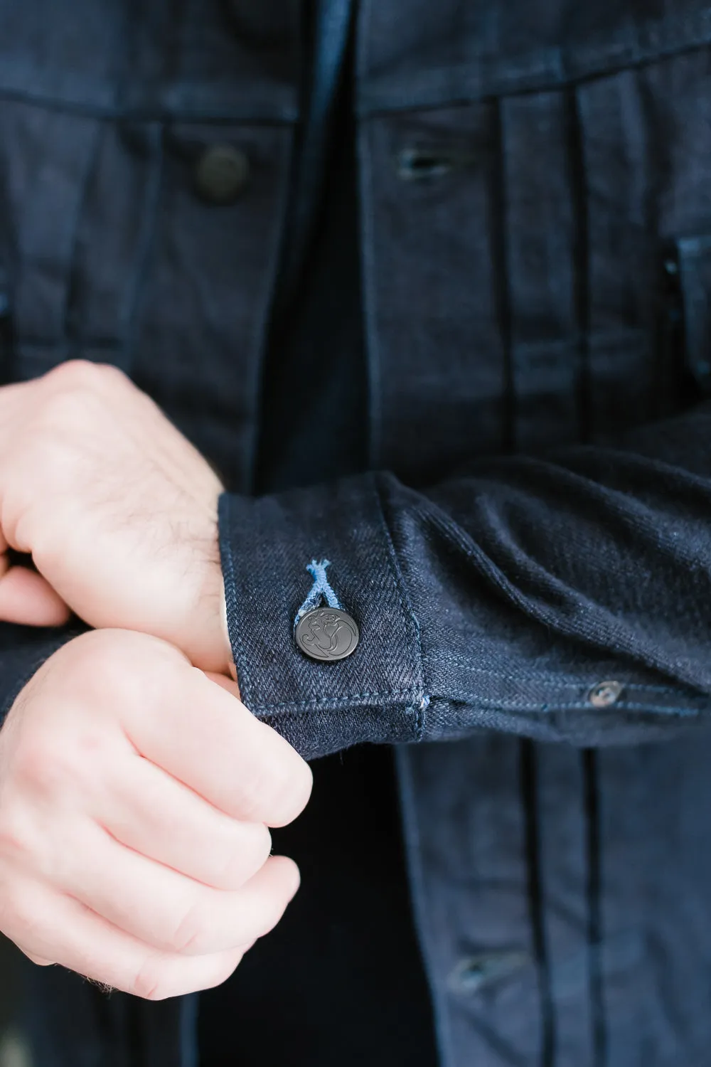 TNK402ID- 15oz Type II IDxID Jacket - Indigo OW